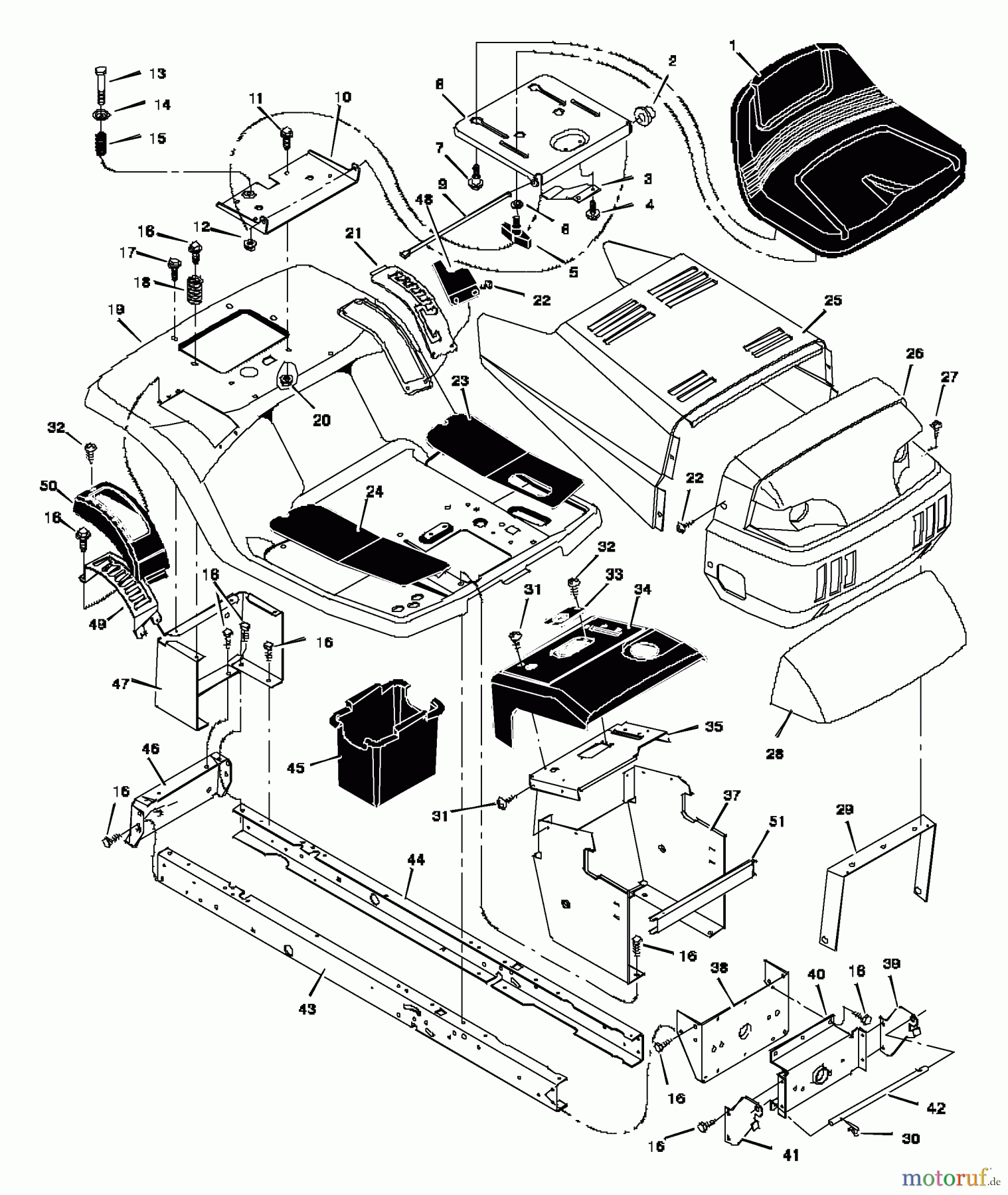  Murray Rasen- und Gartentraktoren 42538x30A - Murray 42