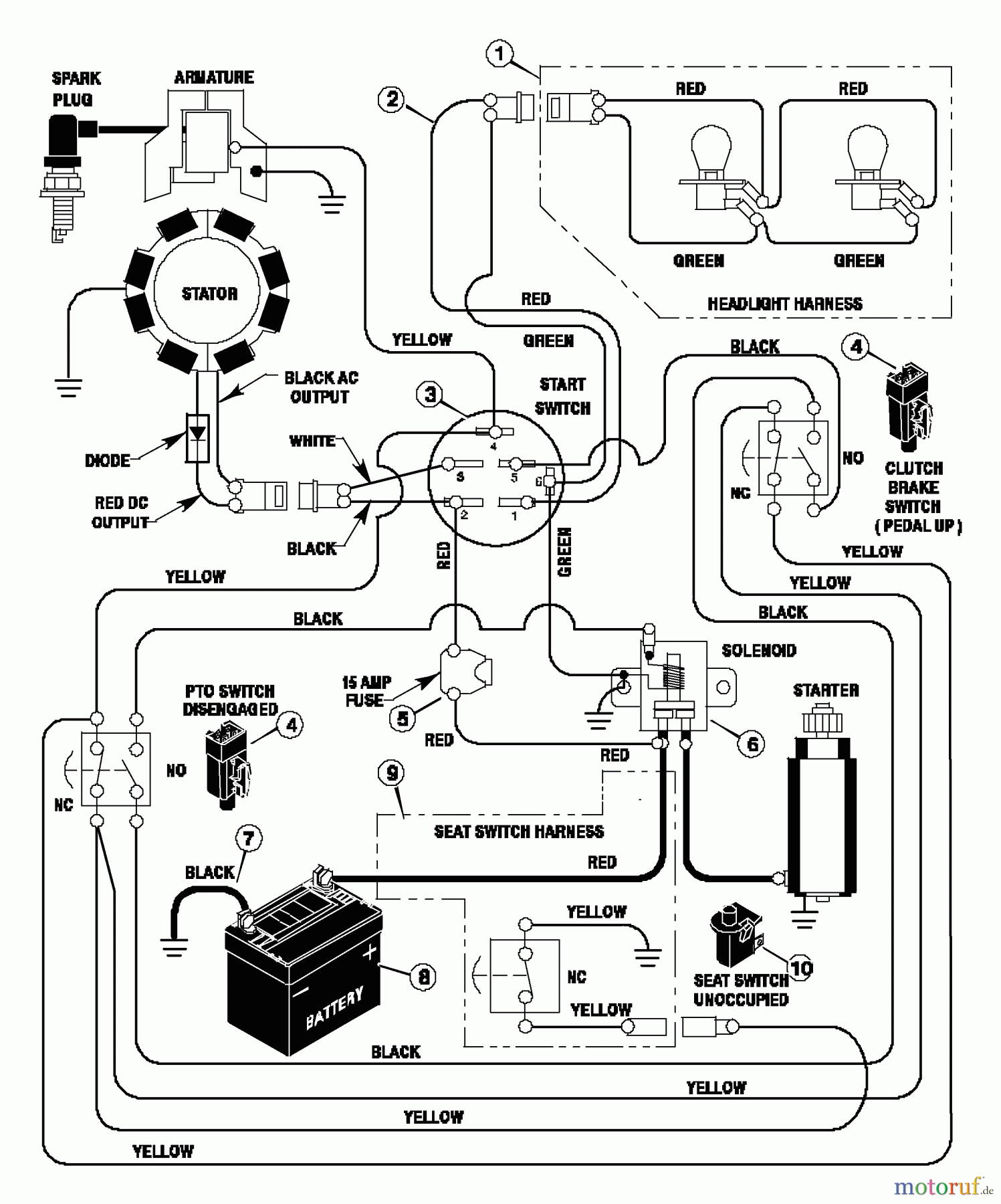  Murray Rasen- und Gartentraktoren 42538x30A - Murray 42