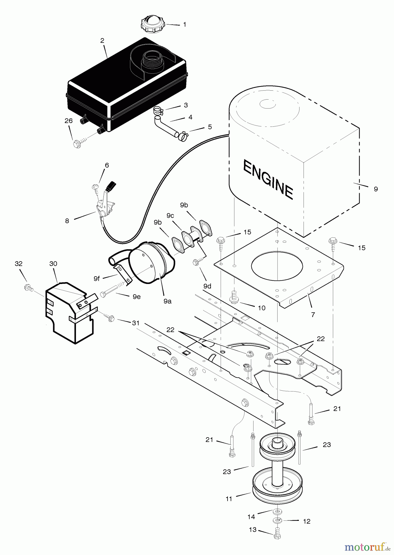  Murray Rasen- und Gartentraktoren 425600x48A - B&S/Murray 42