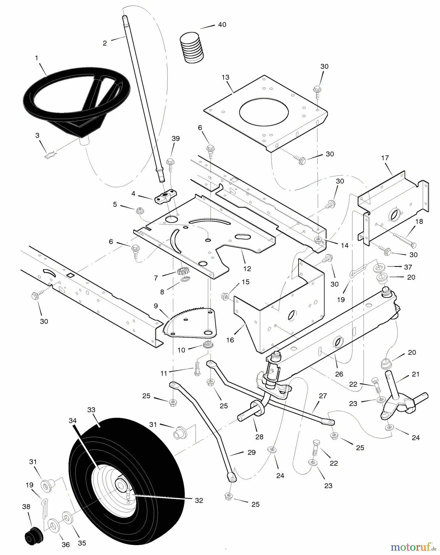  Murray Rasen- und Gartentraktoren 42560x30A - Murray 42