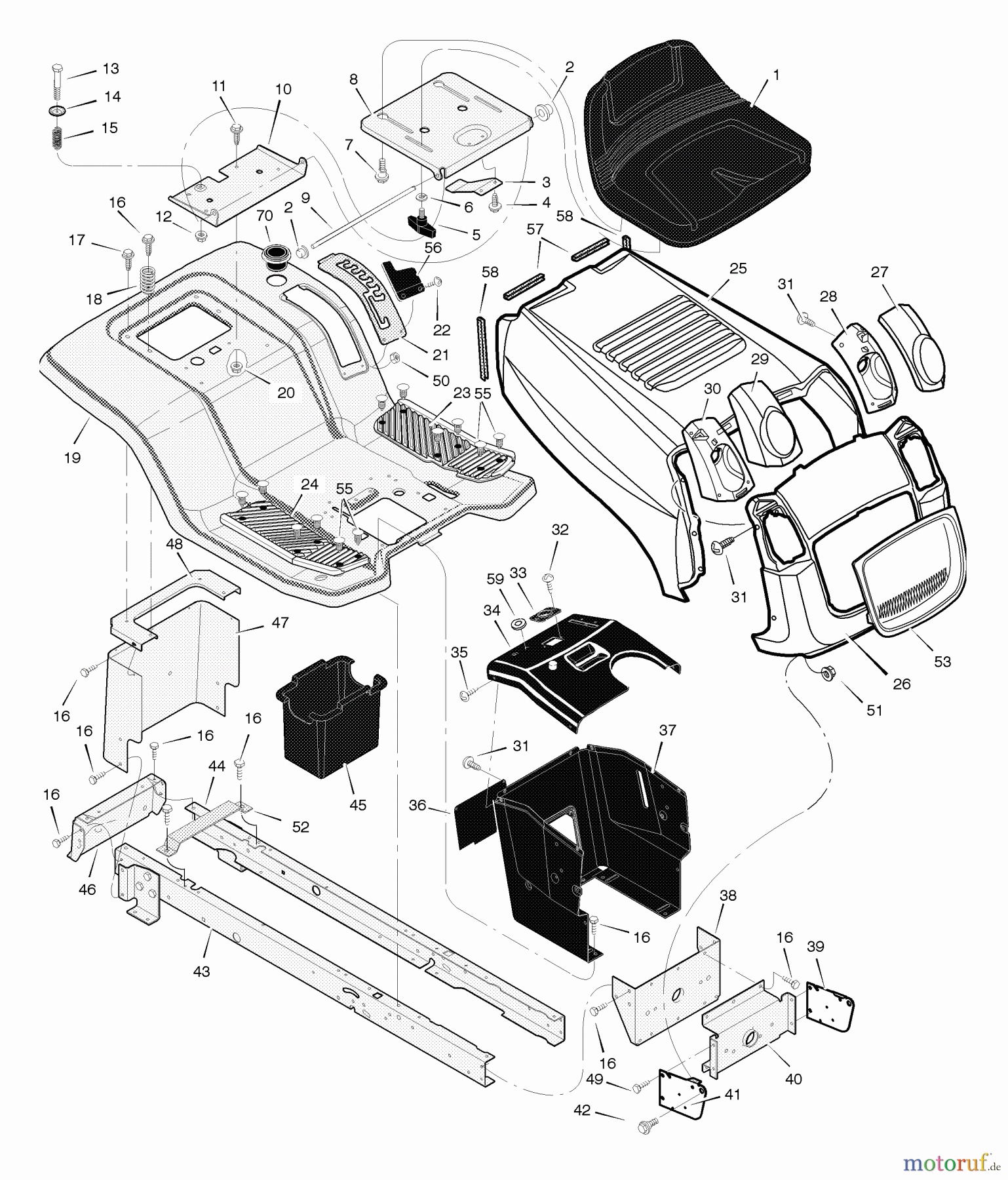  Murray Rasen- und Gartentraktoren 425619x24B - B&S/Murray 42