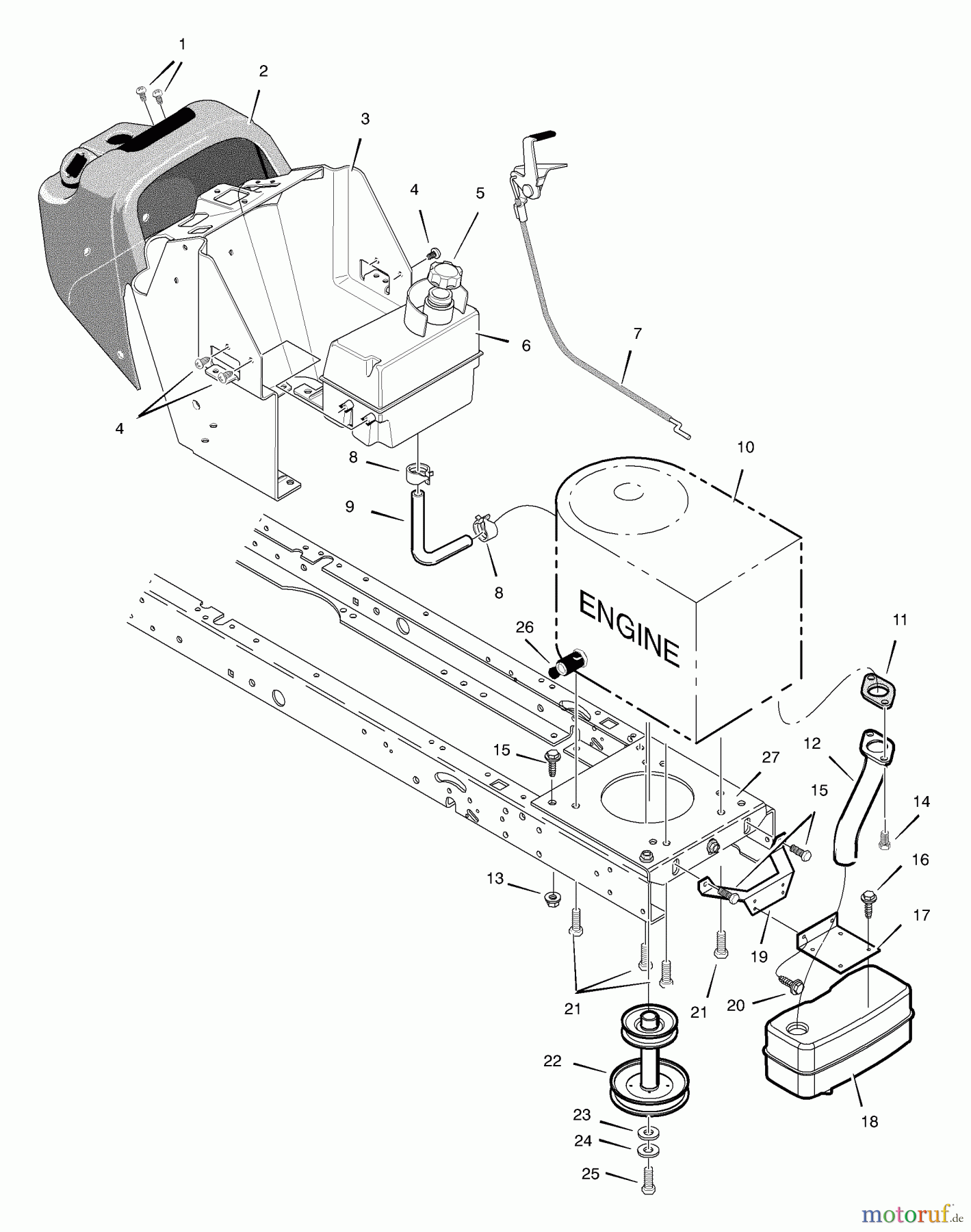  Murray Rasen- und Gartentraktoren 425638x692A - Stanley 42