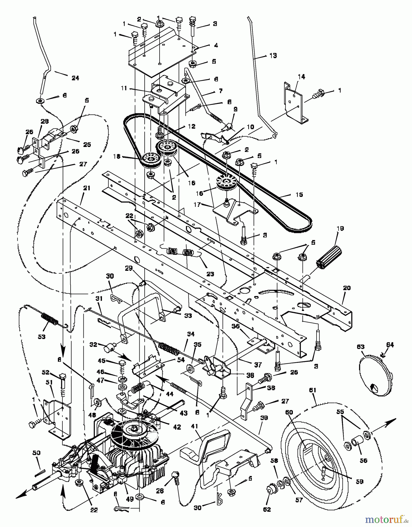  Murray Rasen- und Gartentraktoren 42567x6A - Murray Ultra 42