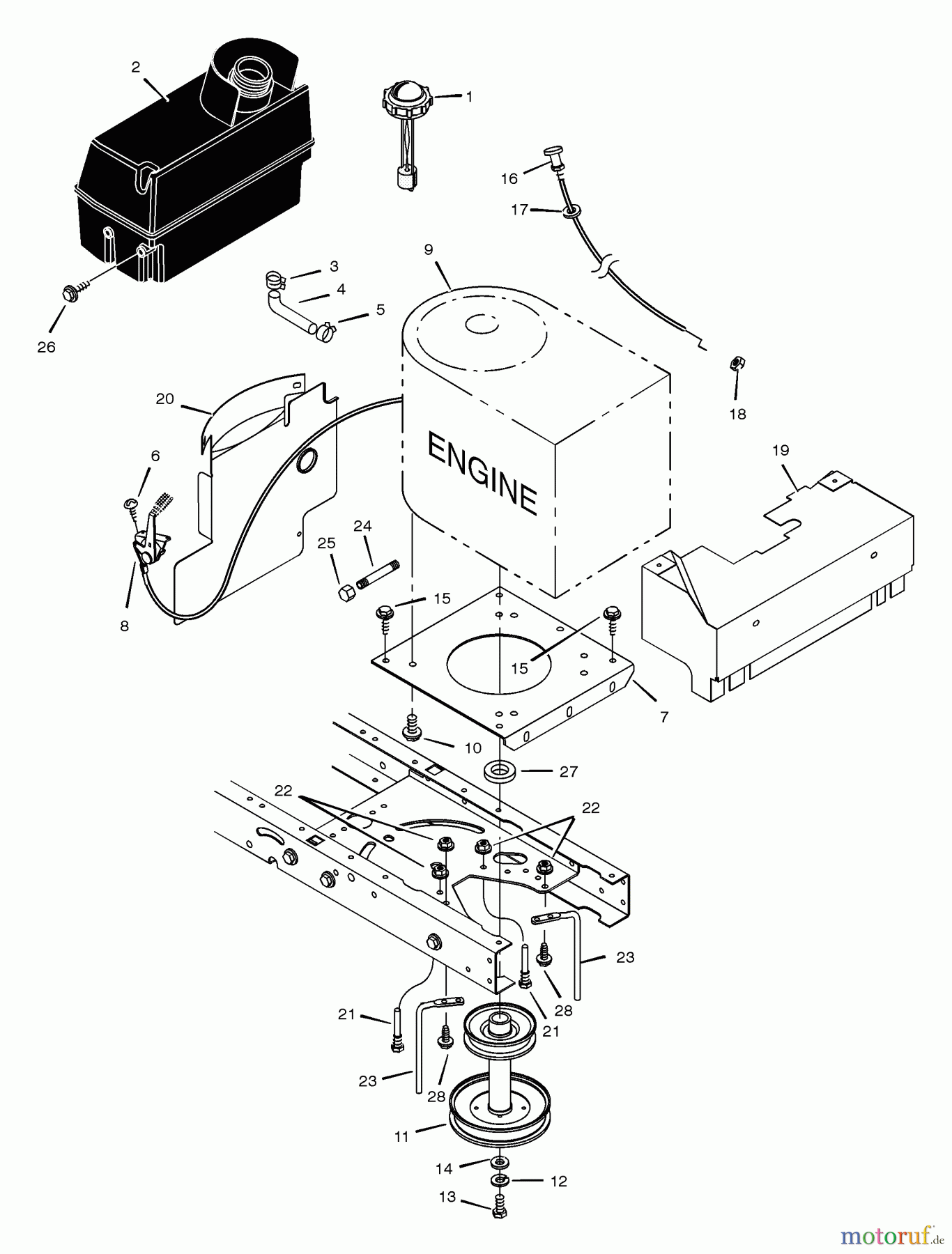  Murray Rasen- und Gartentraktoren 42571x8B - Scotts 42