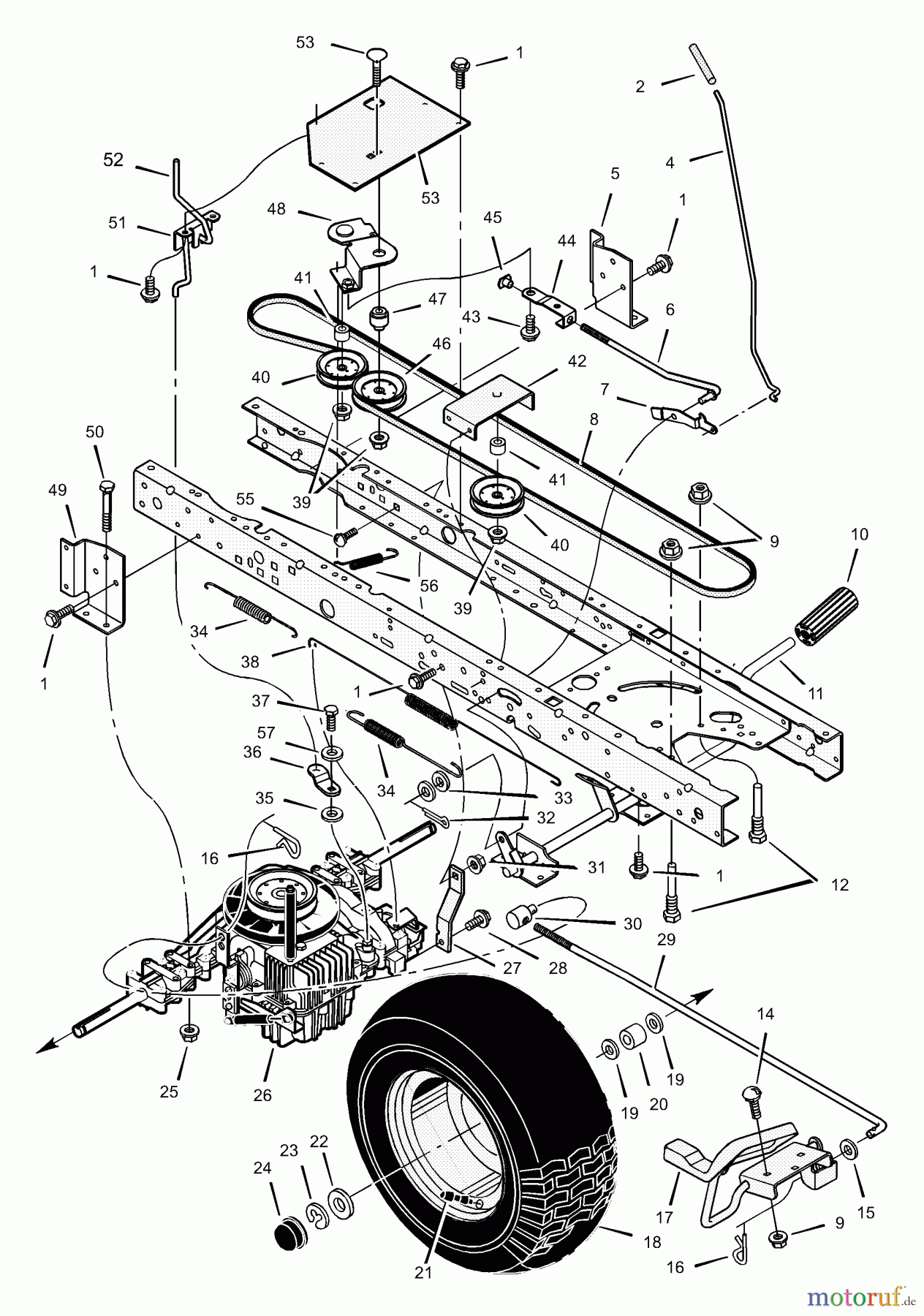  Murray Rasen- und Gartentraktoren 42571x8D - Scotts 42