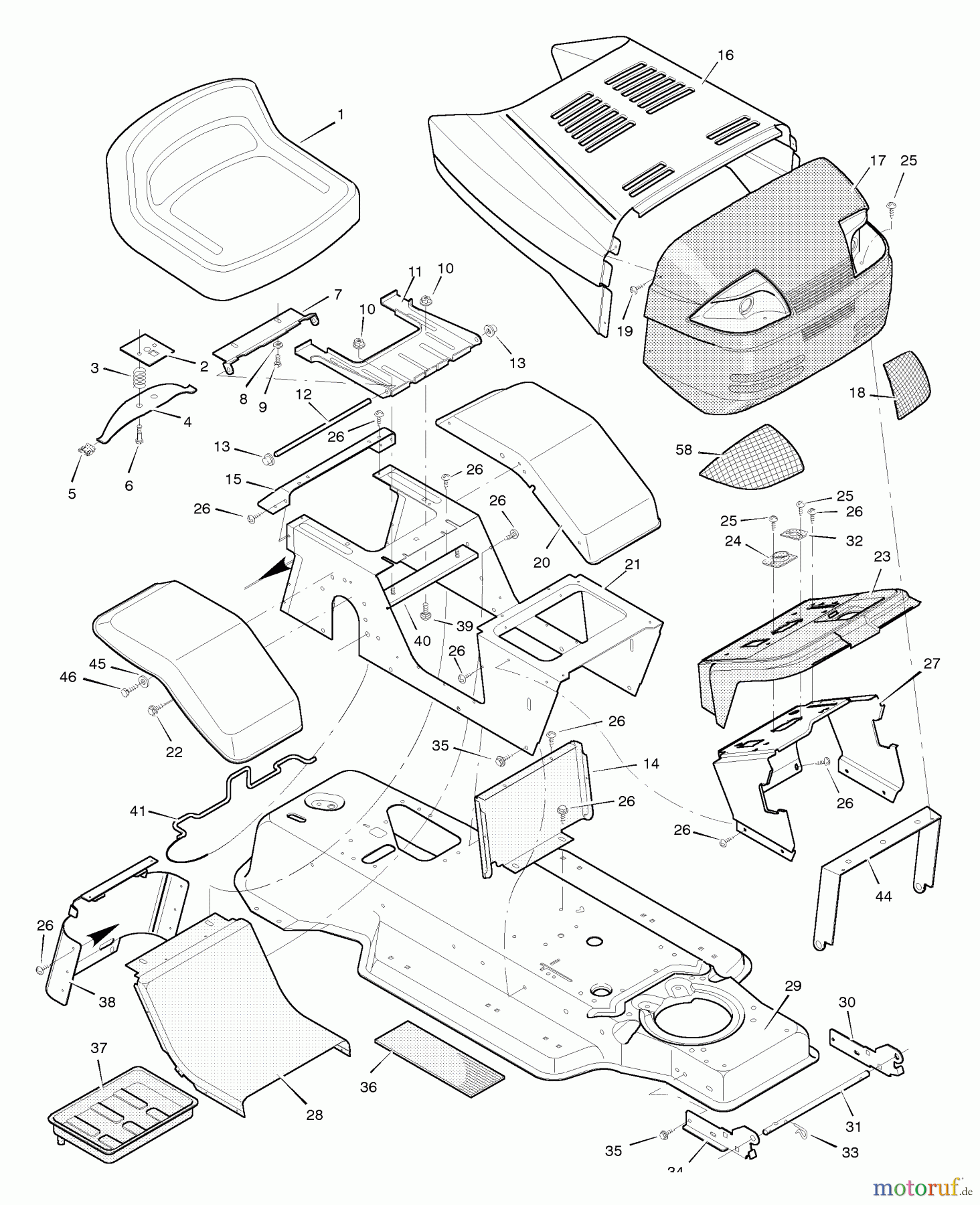  Murray Rasen- und Gartentraktoren 42910x30A - Murray 42