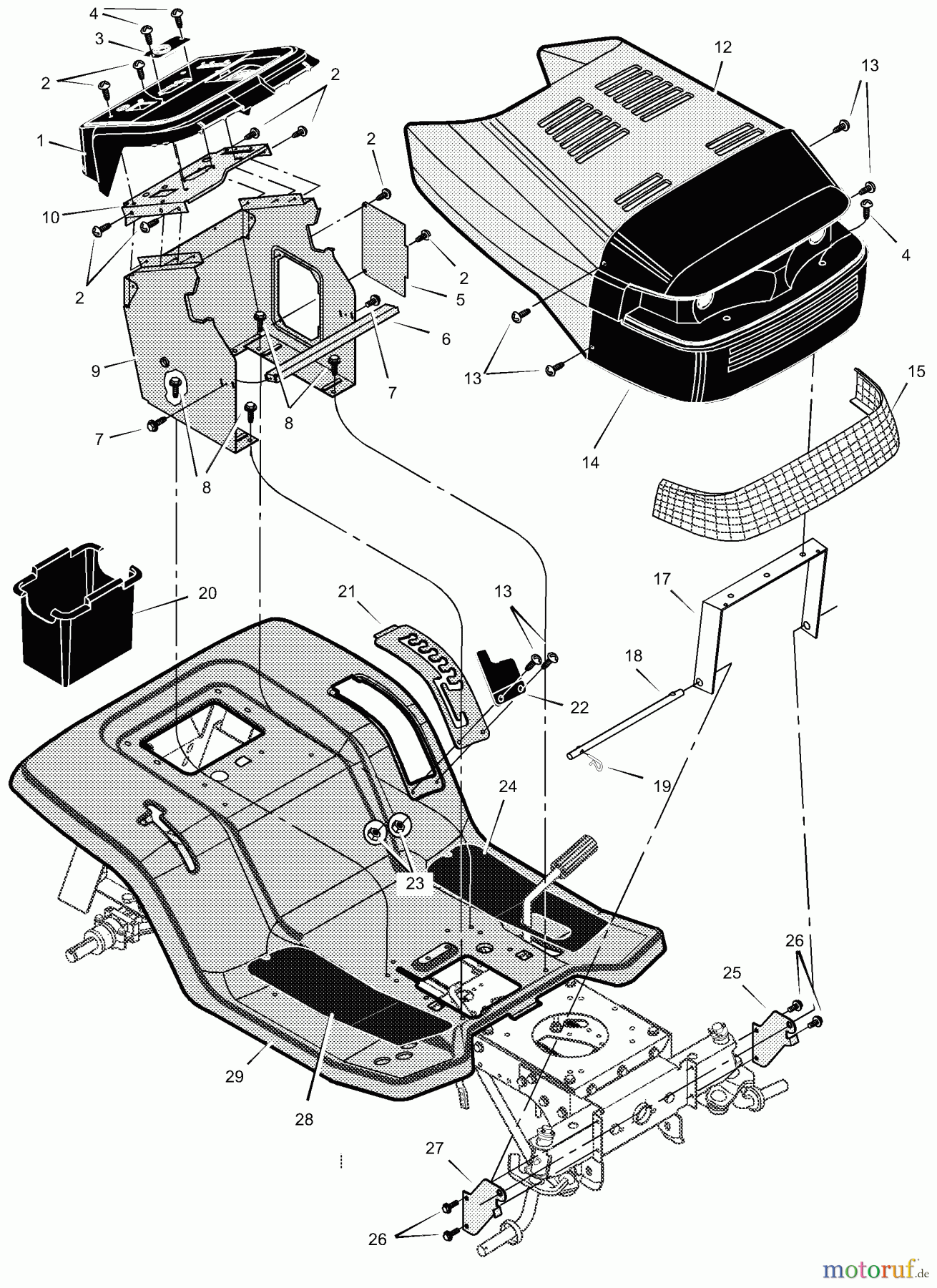 Murray Rasen- und Gartentraktoren 461000x71A - B&S/Murray 46