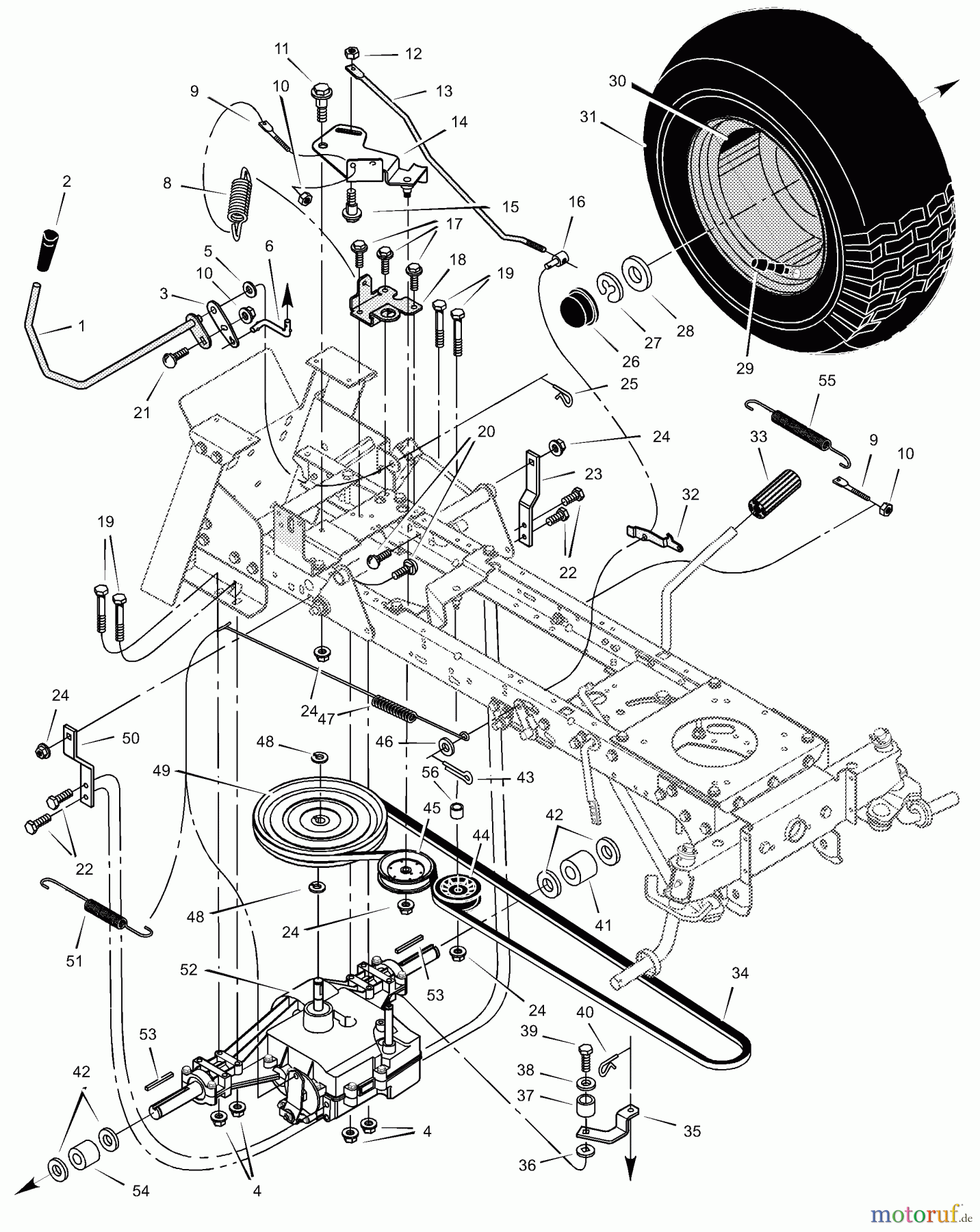  Murray Rasen- und Gartentraktoren 461000x71A - B&S/Murray 46