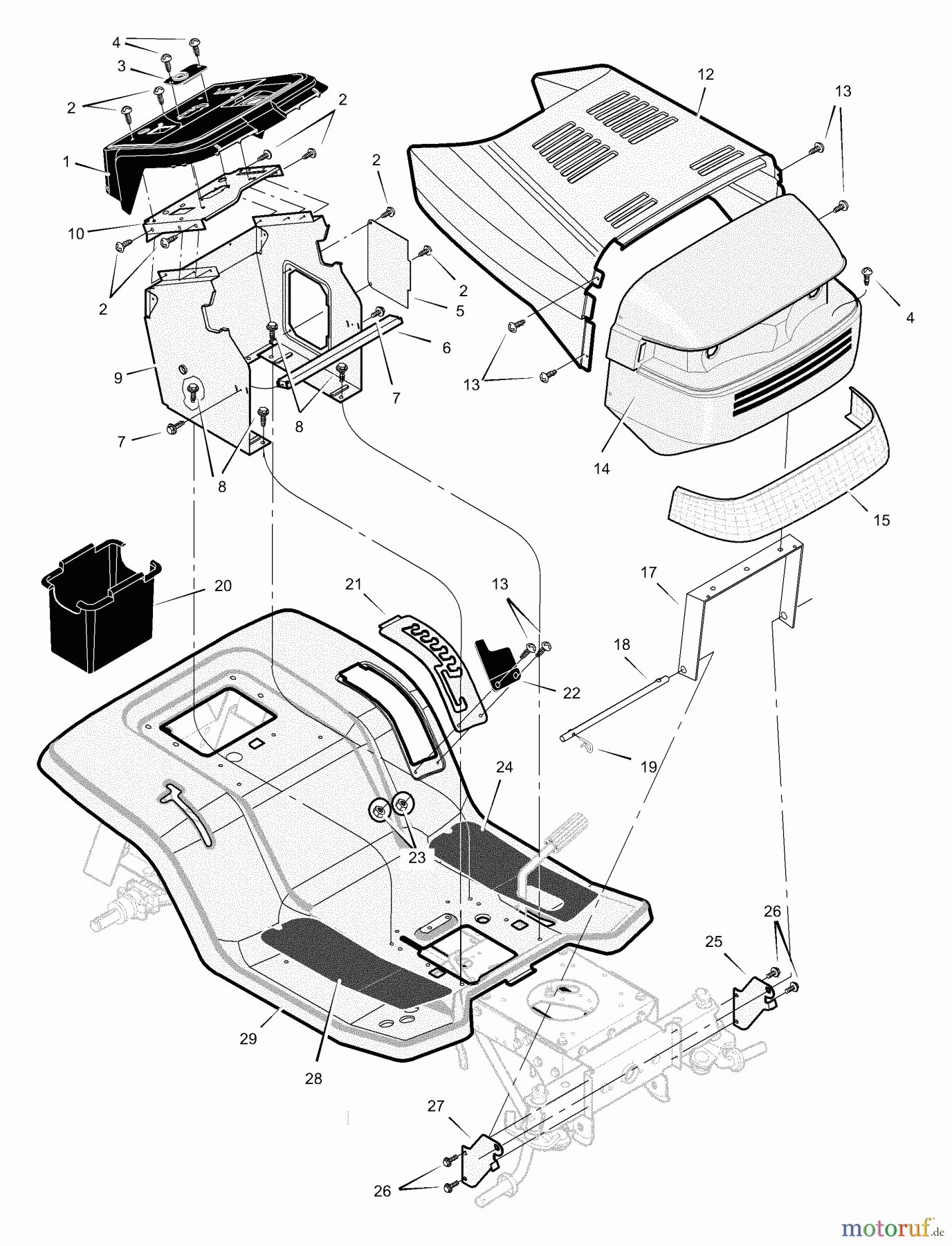  Murray Rasen- und Gartentraktoren 461018x99B - B&S/Murray 46