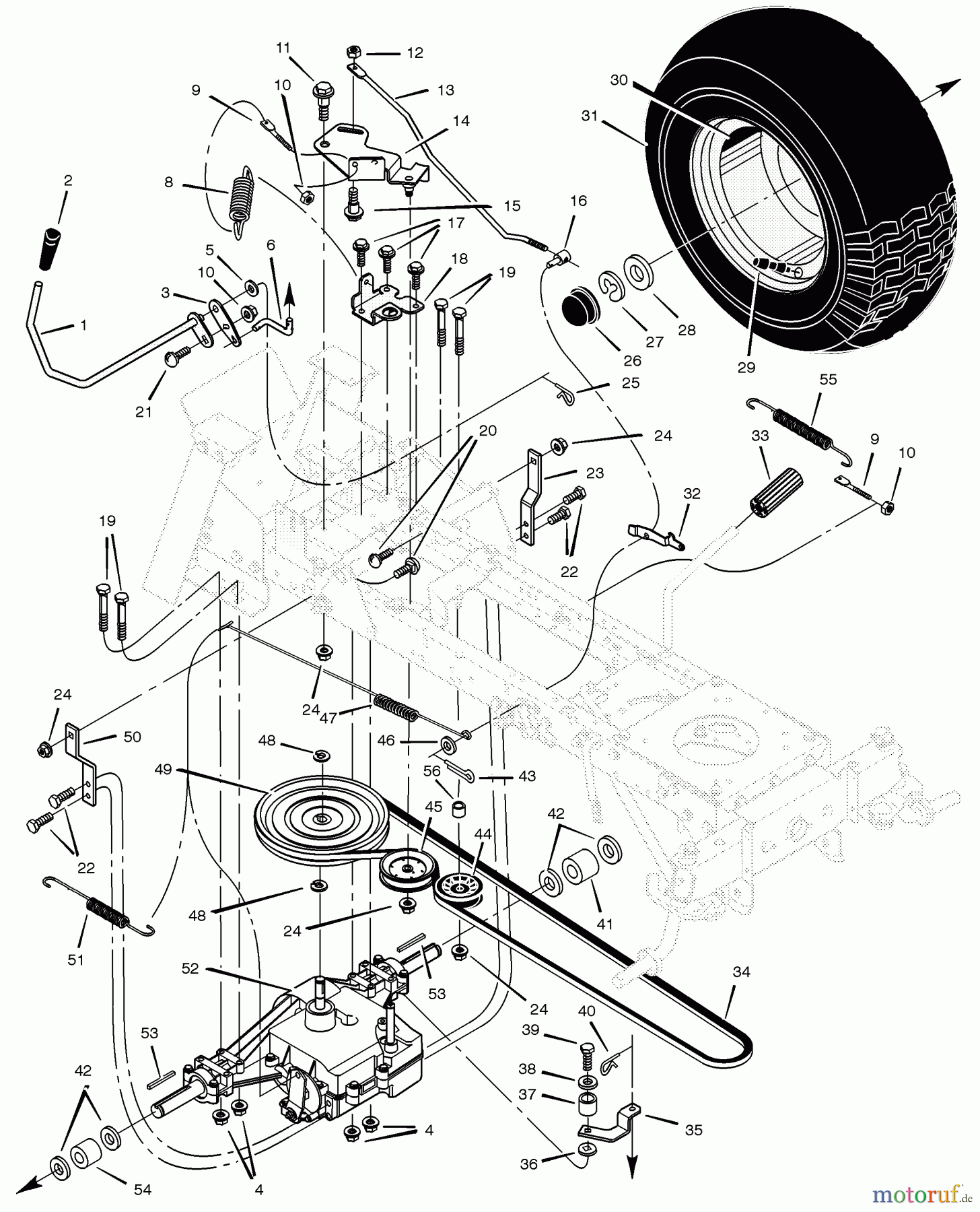  Murray Rasen- und Gartentraktoren 46104x8D - Scotts 46