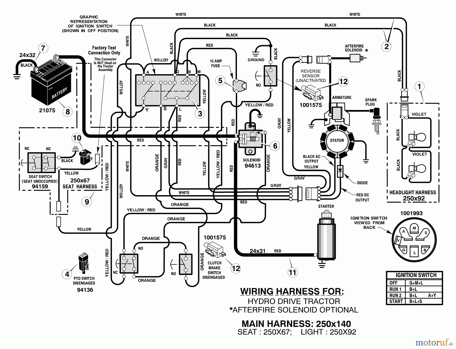  Murray Rasen- und Gartentraktoren 461605x99A - B&S/Murray 46