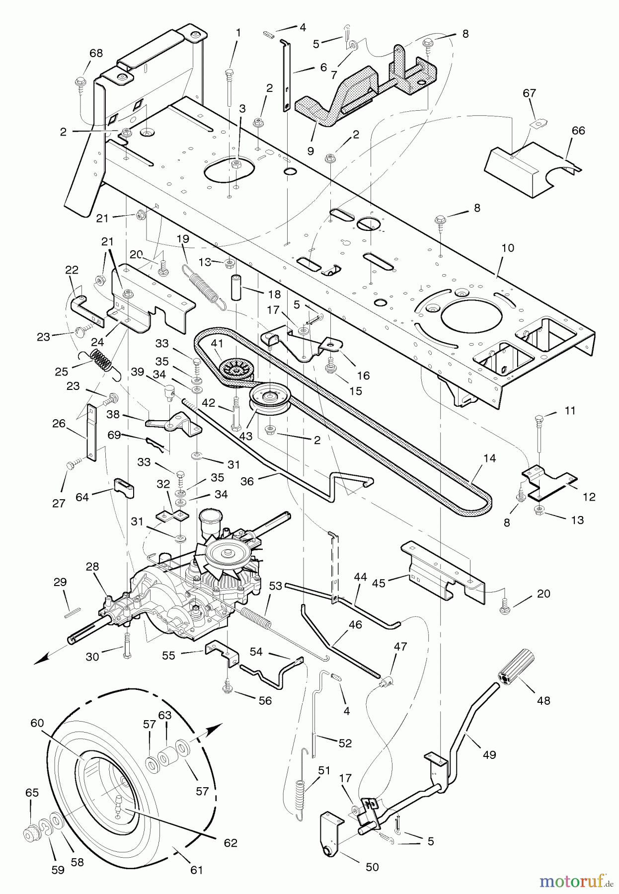  Murray Rasen- und Gartentraktoren 46250x30A - Murray 46