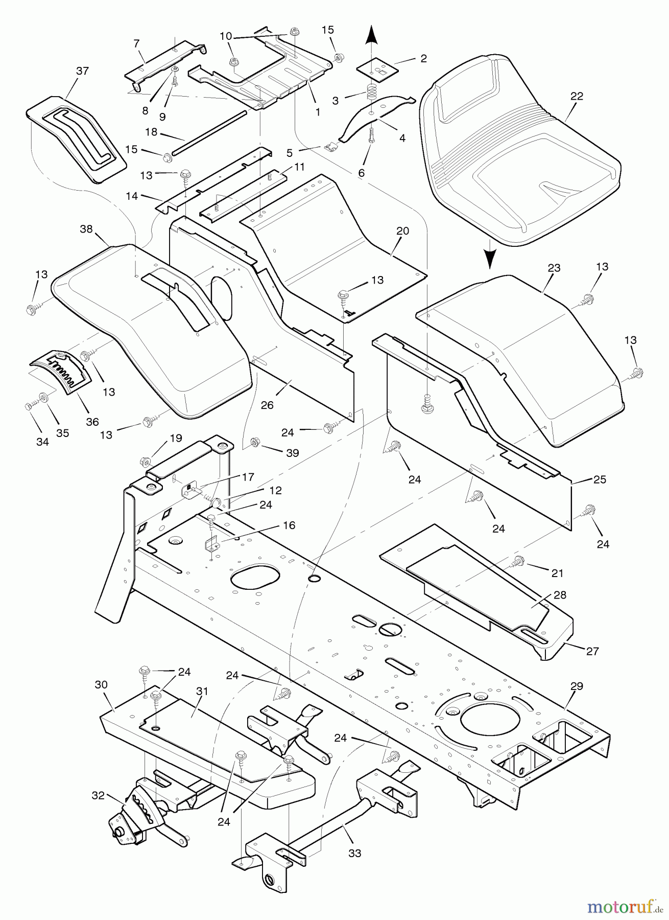  Murray Rasen- und Gartentraktoren 46378x6A - Murray Ultra 46