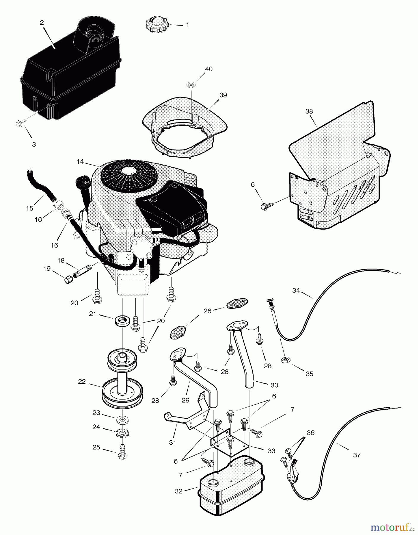  Murray Rasen- und Gartentraktoren 465306x31A - Scotts 46