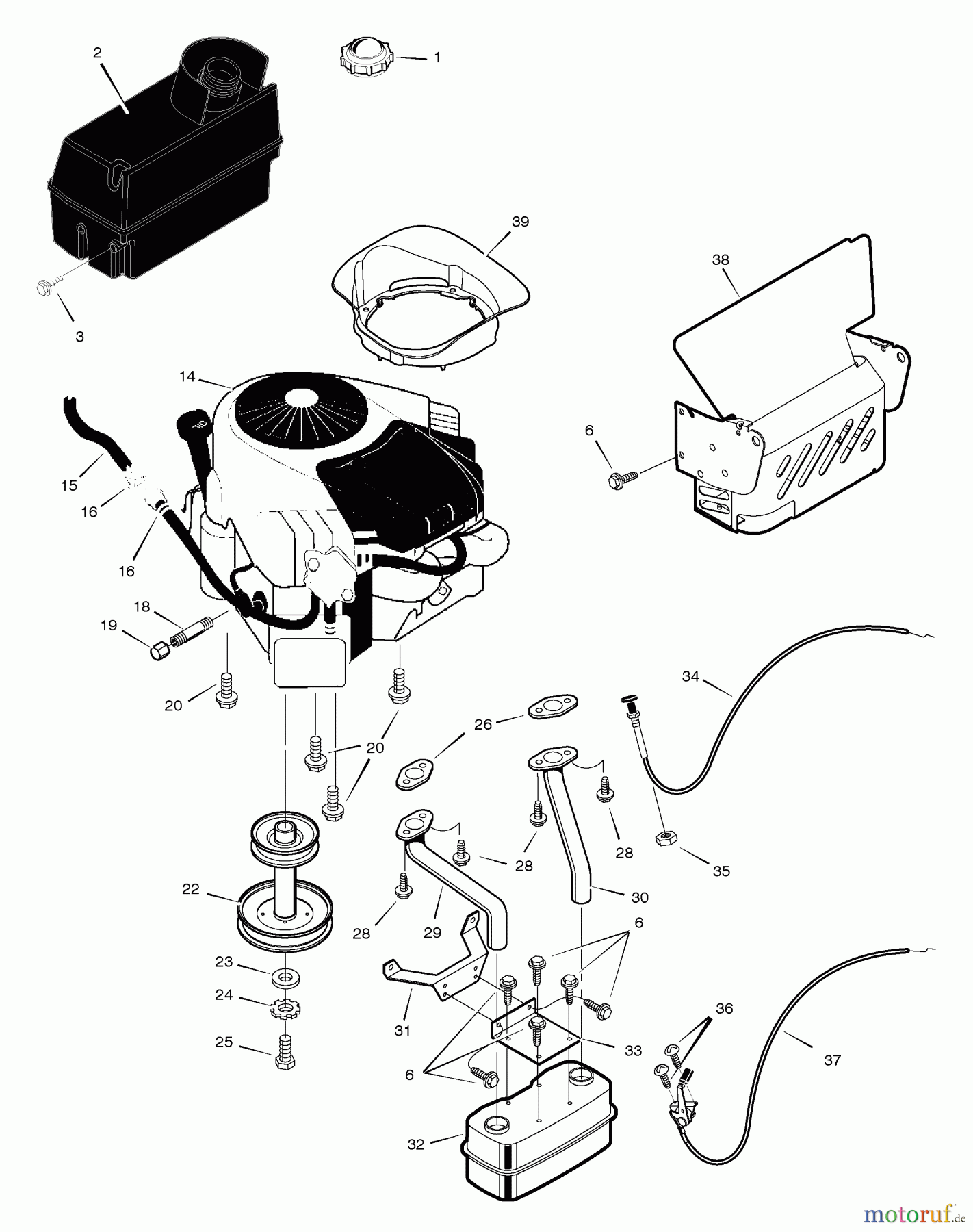  Murray Rasen- und Gartentraktoren 465600x48A - B&S/Murray 46