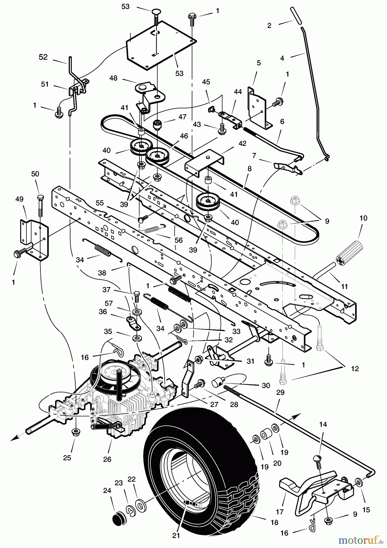  Murray Rasen- und Gartentraktoren 465600x8A - Scotts 46