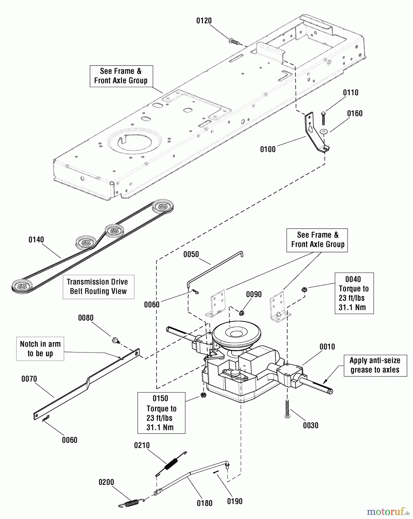  Murray Rasen- und Gartentraktoren 107.250040 (2691085-00) - Craftsman CTX9000, 42