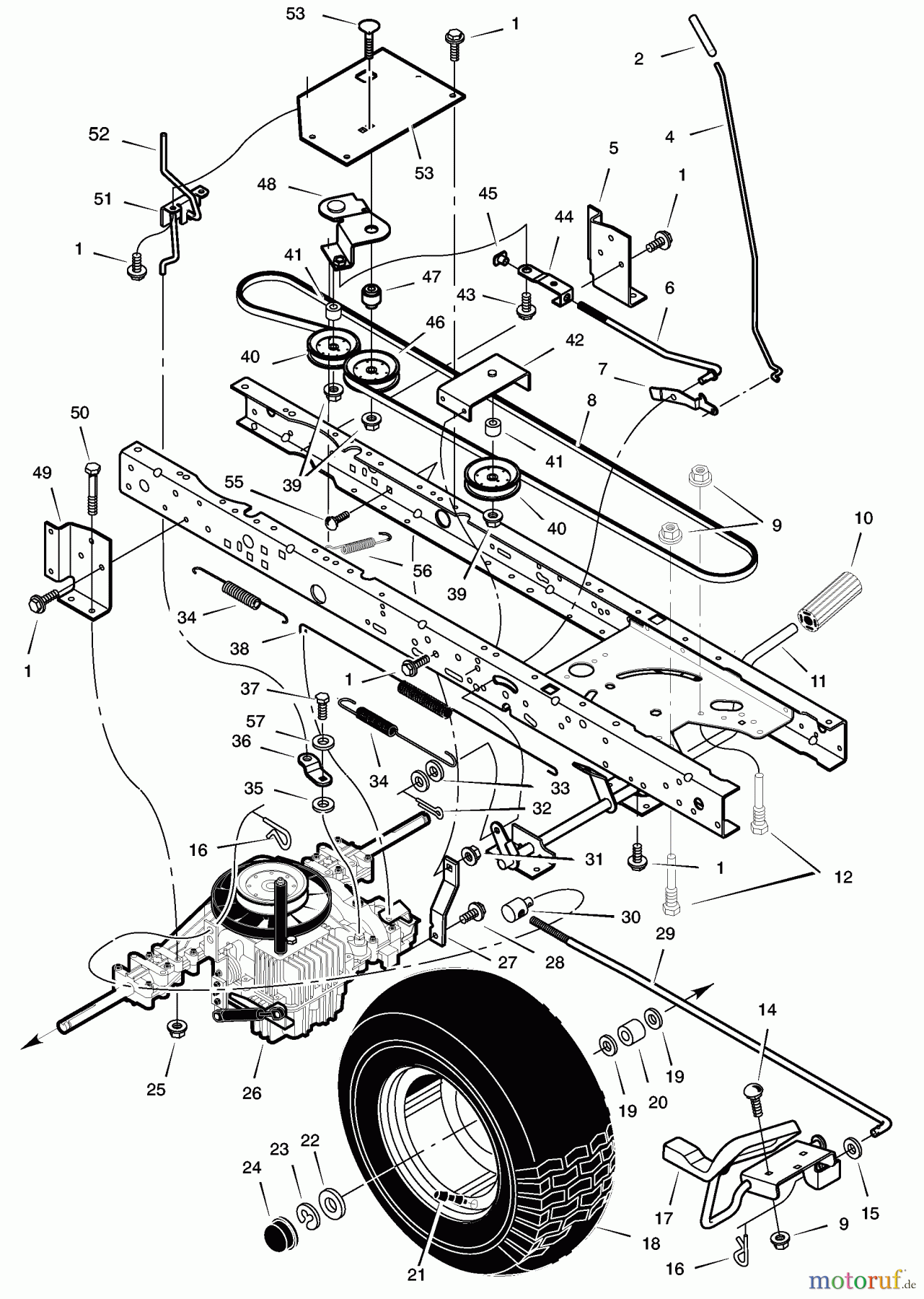  Murray Rasen- und Gartentraktoren 465610x99A - B&S/Murray 46