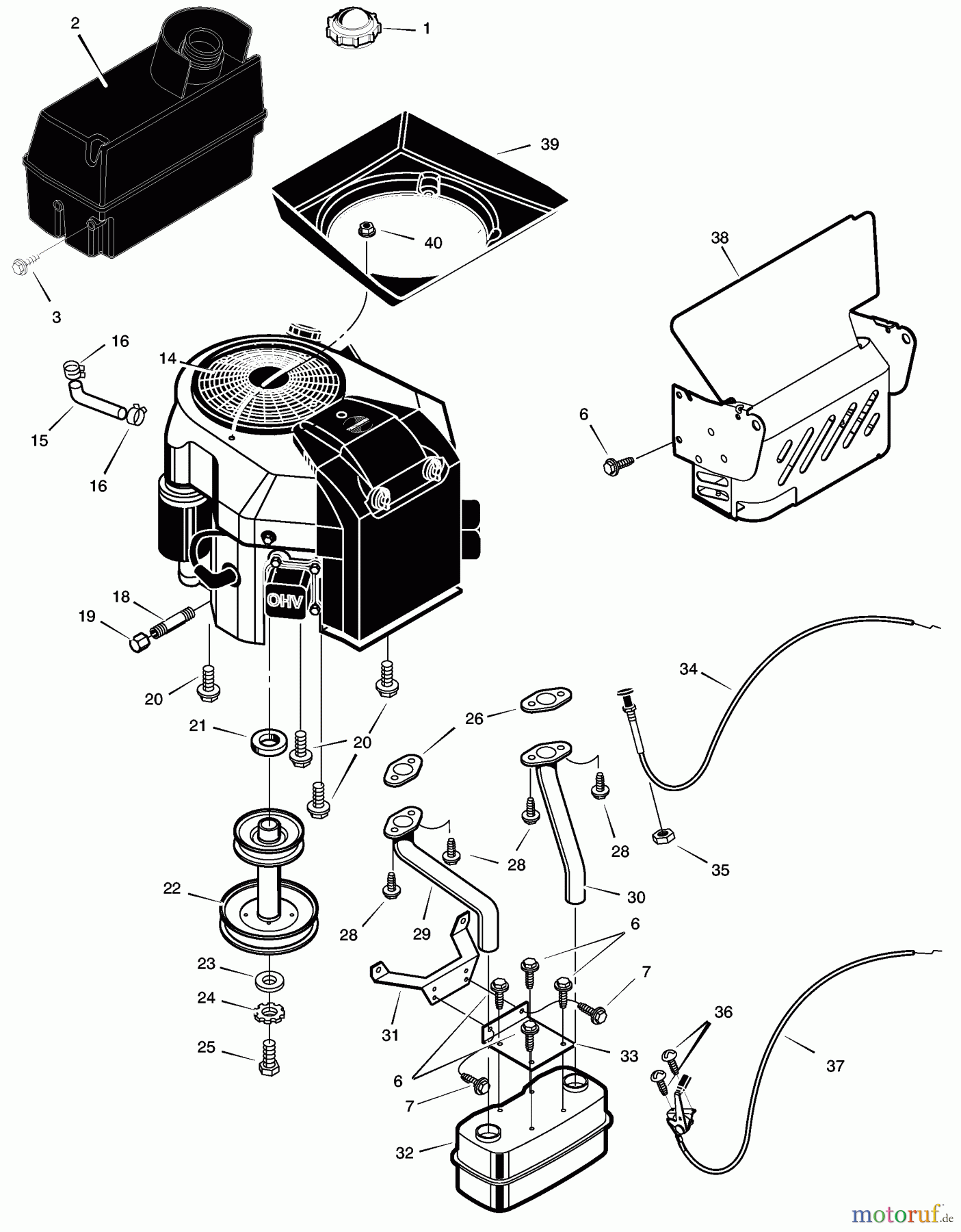  Murray Rasen- und Gartentraktoren 465610x99A - B&S/Murray 46