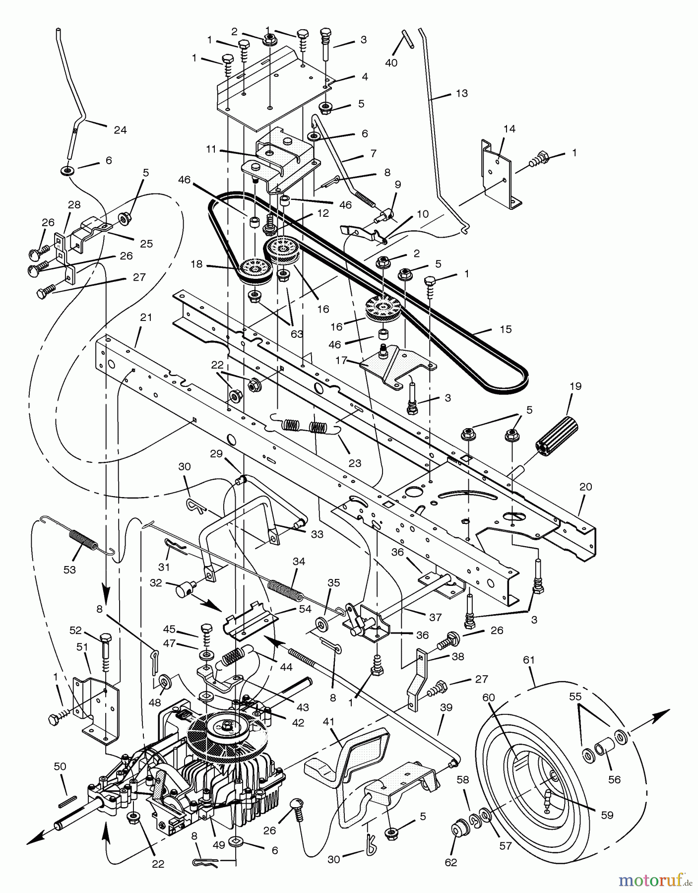  Murray Rasen- und Gartentraktoren 465612x99A - B&S/Murray 46