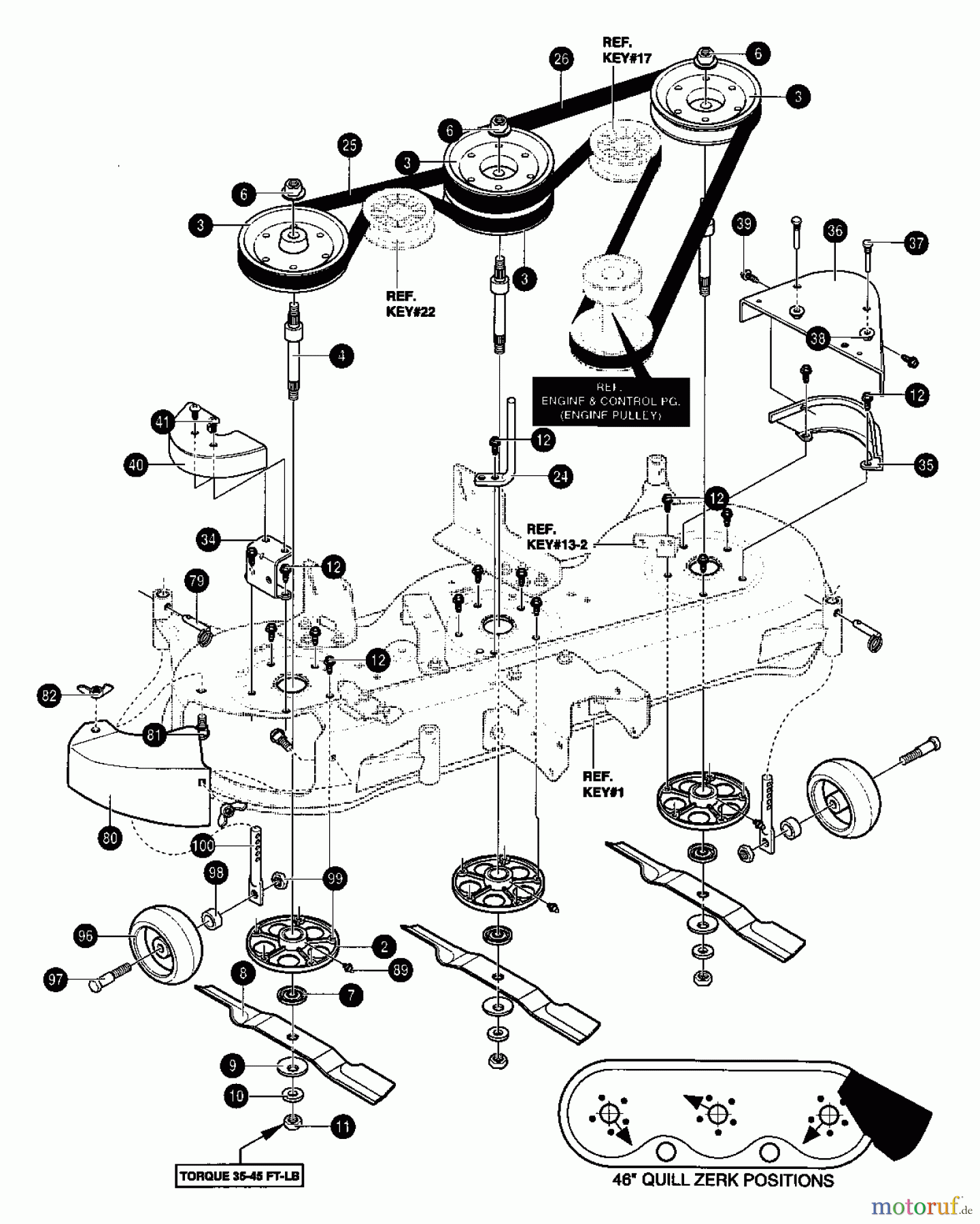  Murray Rasen- und Gartentraktoren 46562x8A - Scotts 46