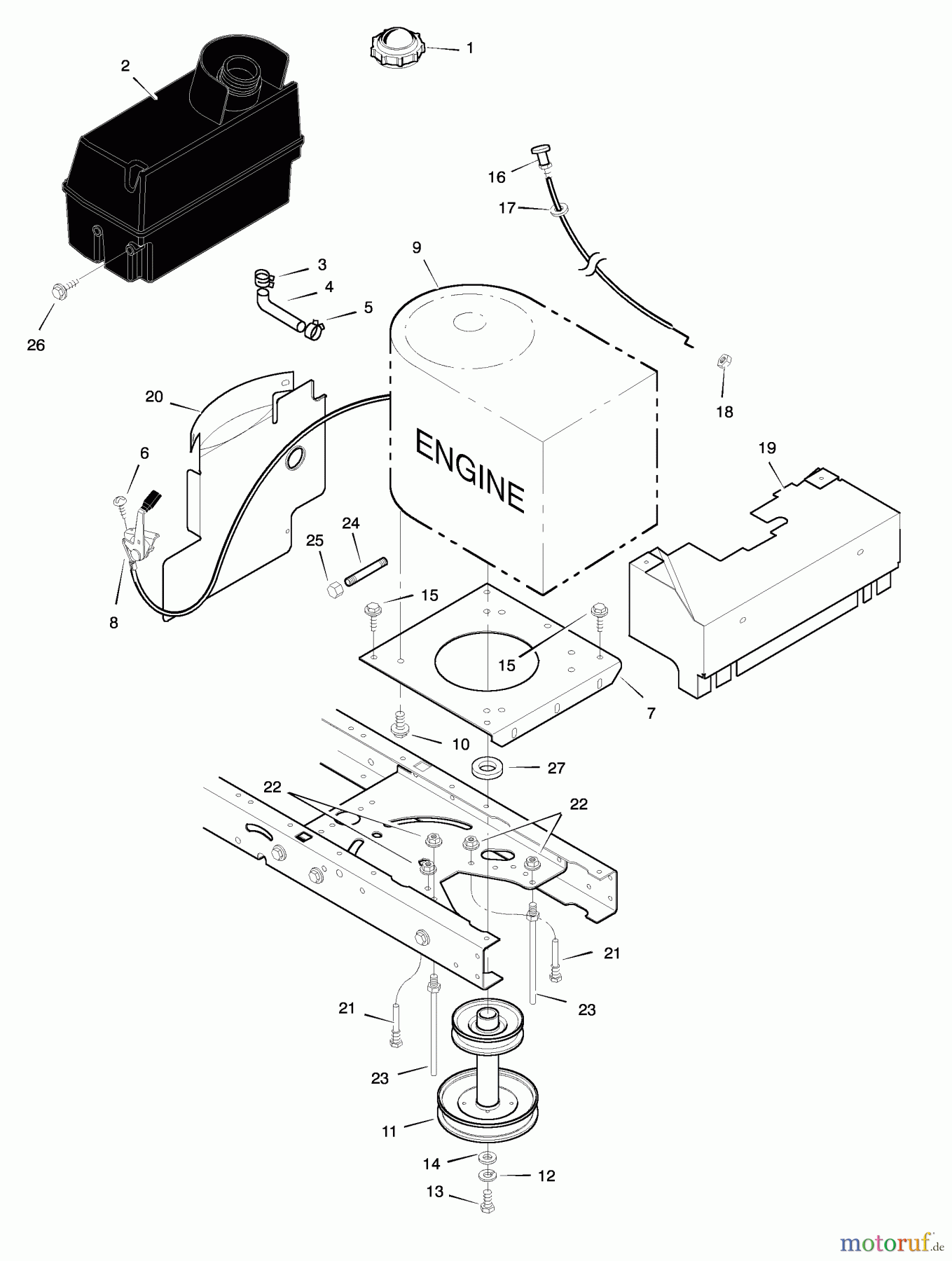  Murray Rasen- und Gartentraktoren 46567x30A - Murray 46