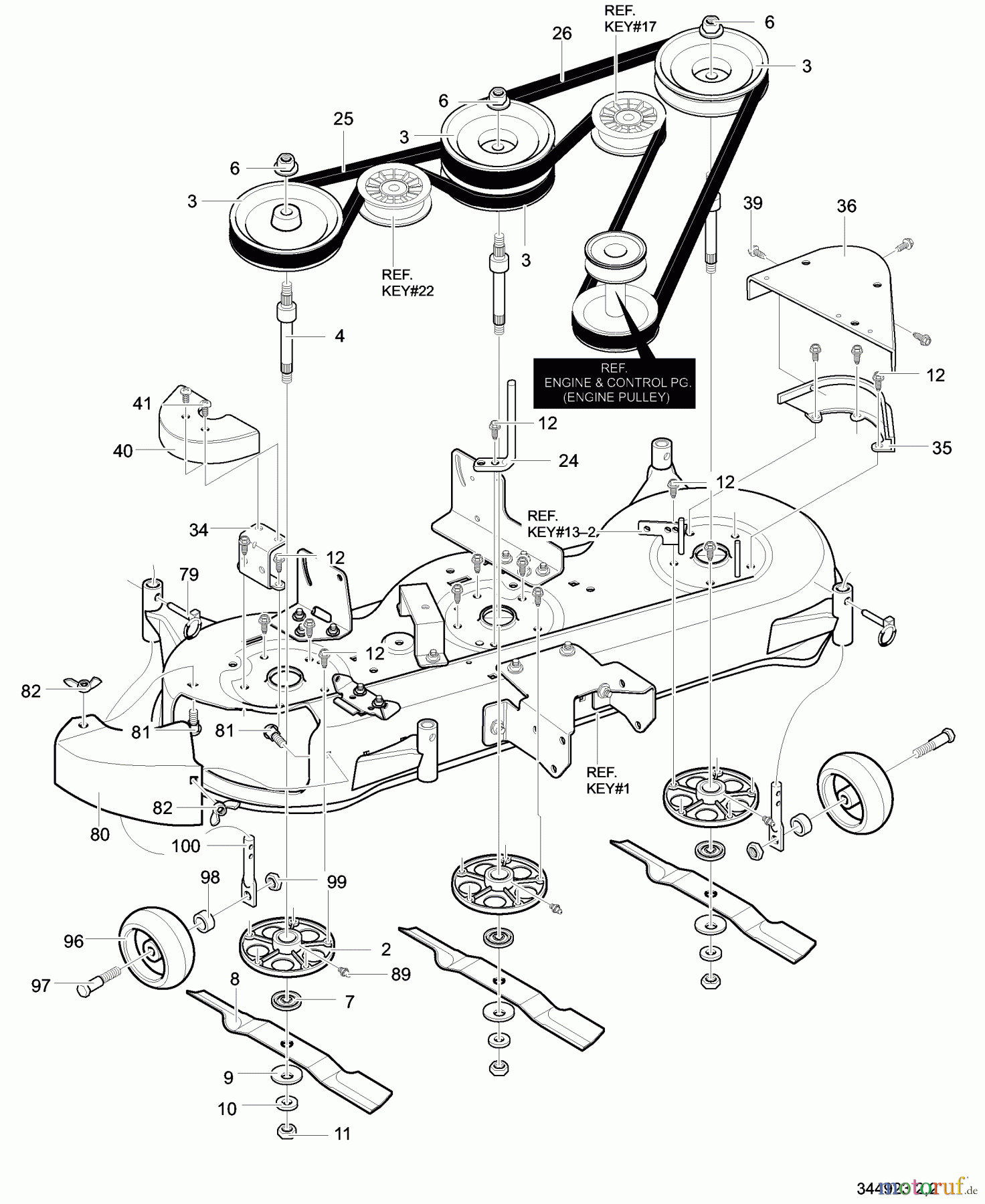  Murray Rasen- und Gartentraktoren 46580x8A - Scotts 46