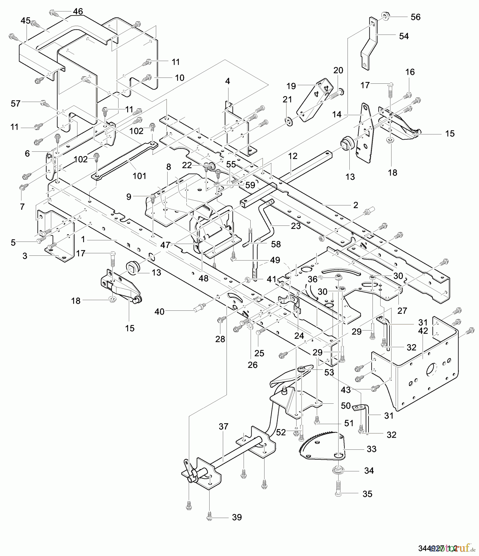  Murray Rasen- und Gartentraktoren 46580x8A - Scotts 46