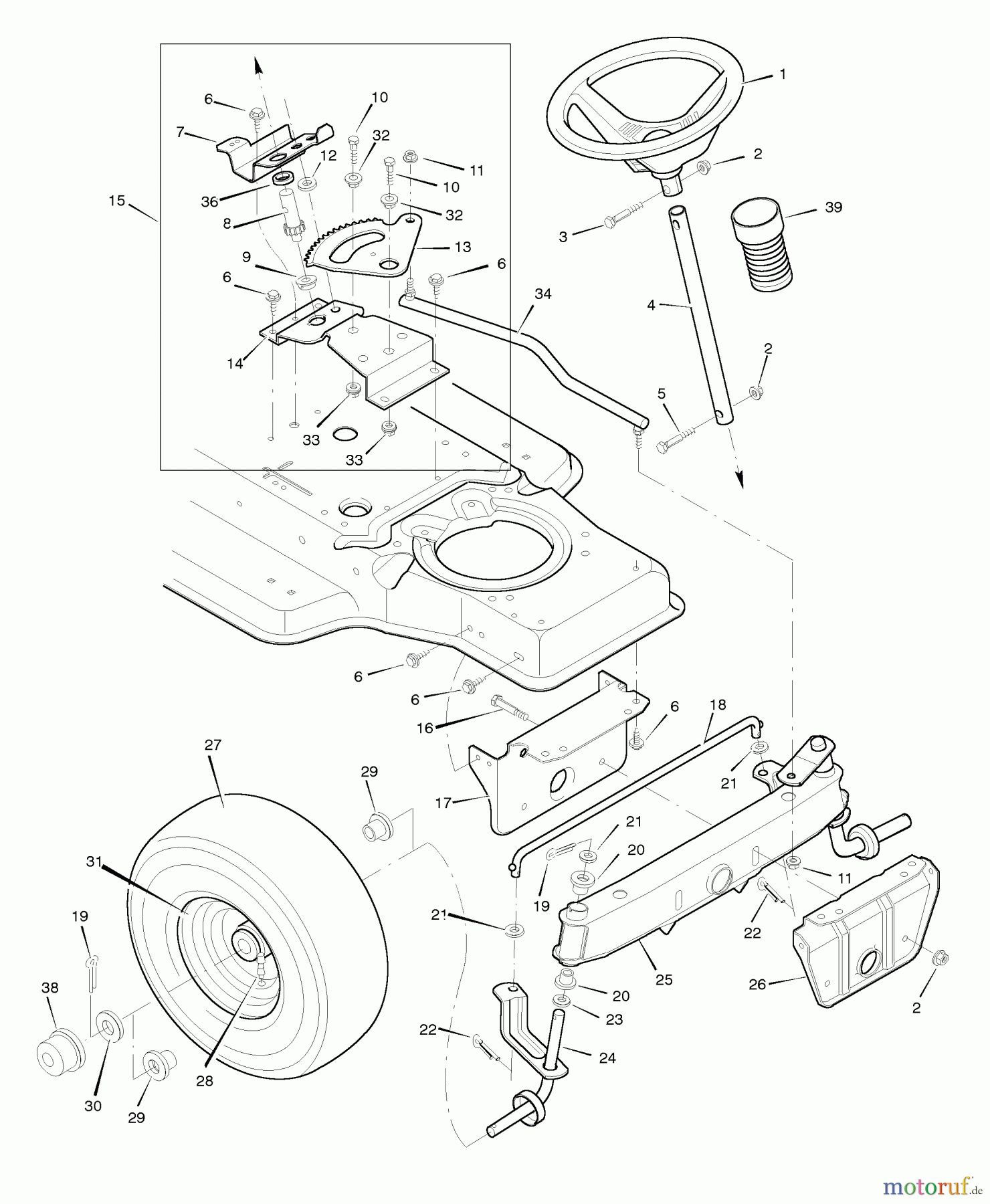  Murray Rasen- und Gartentraktoren 46904x192A - B&S/Murray 46