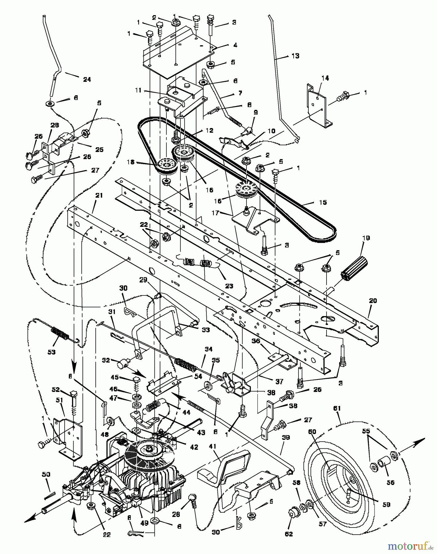  Murray Rasen- und Gartentraktoren 48560x192A - B&S/Murray 48