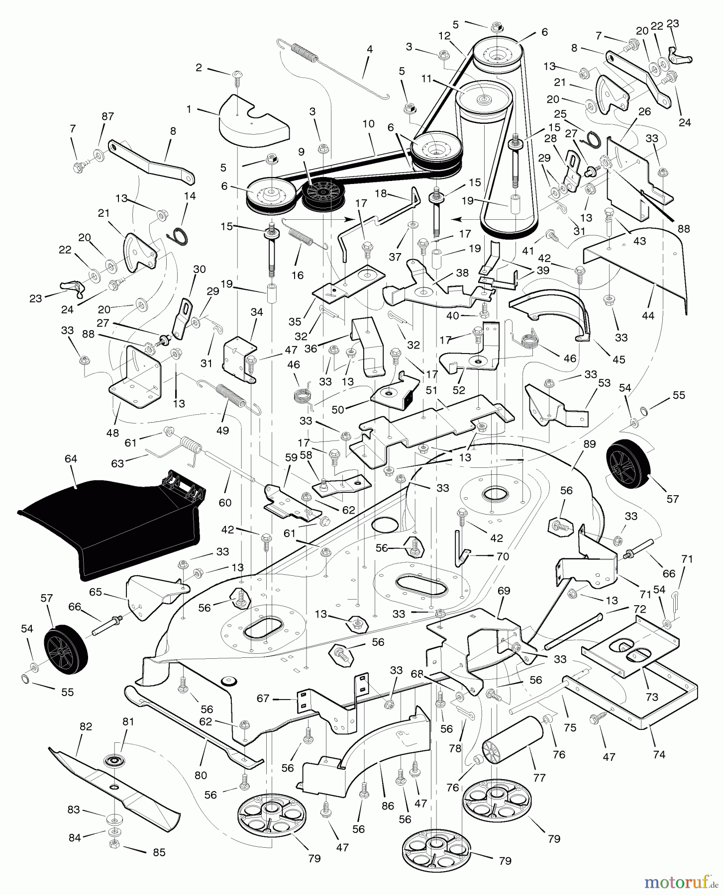  Murray Rasen- und Gartentraktoren 50568x9A - B&S/Murray 50