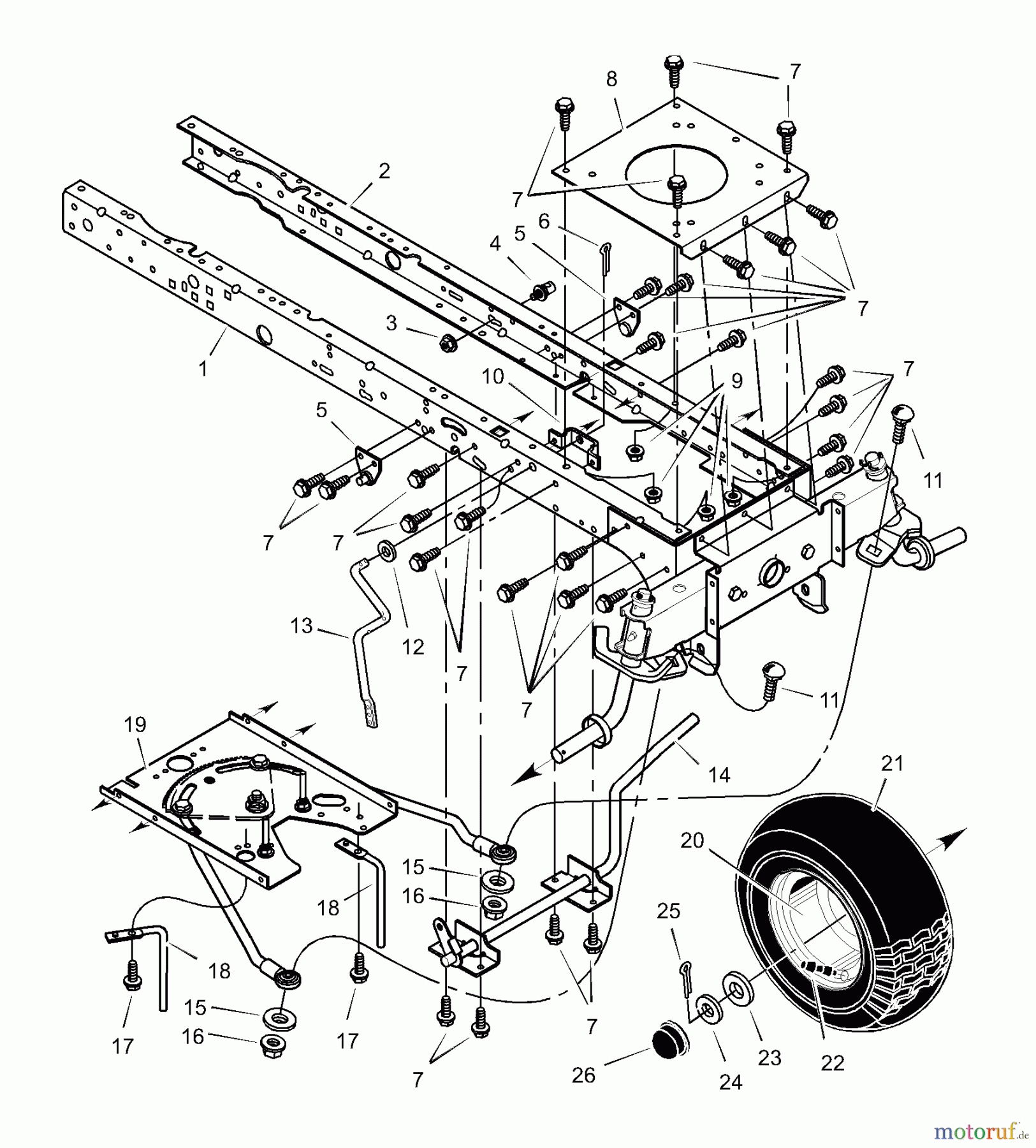  Murray Rasen- und Gartentraktoren 52101x92A - B&S/Murray 52