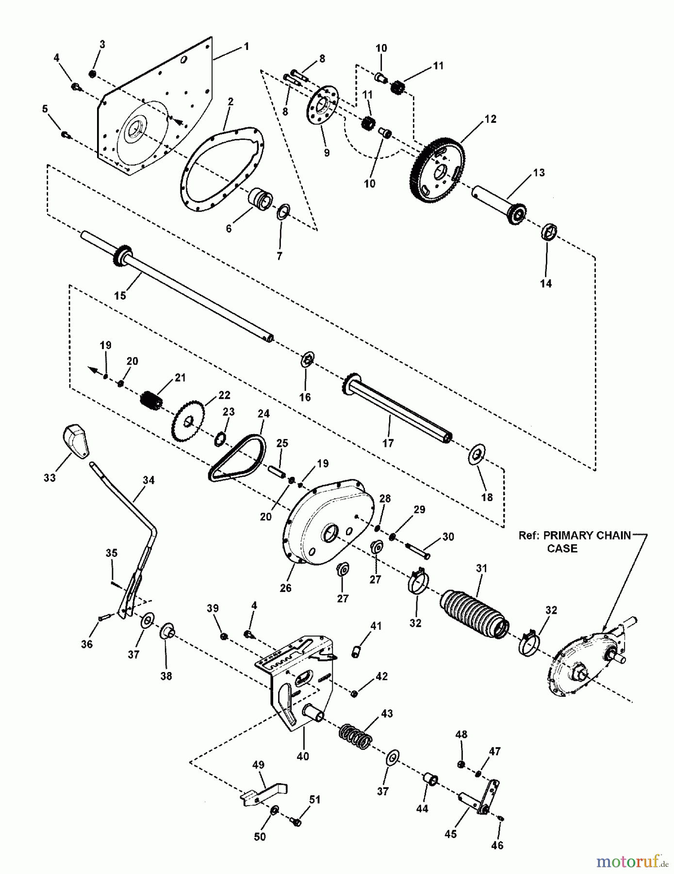  Murray Reitermäher 107.280341 (7800669A) - Craftsman 28