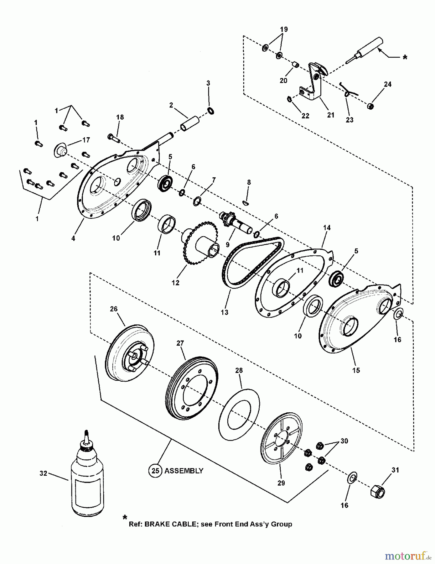  Murray Reitermäher 107.280341 (7800669A) - Craftsman 28