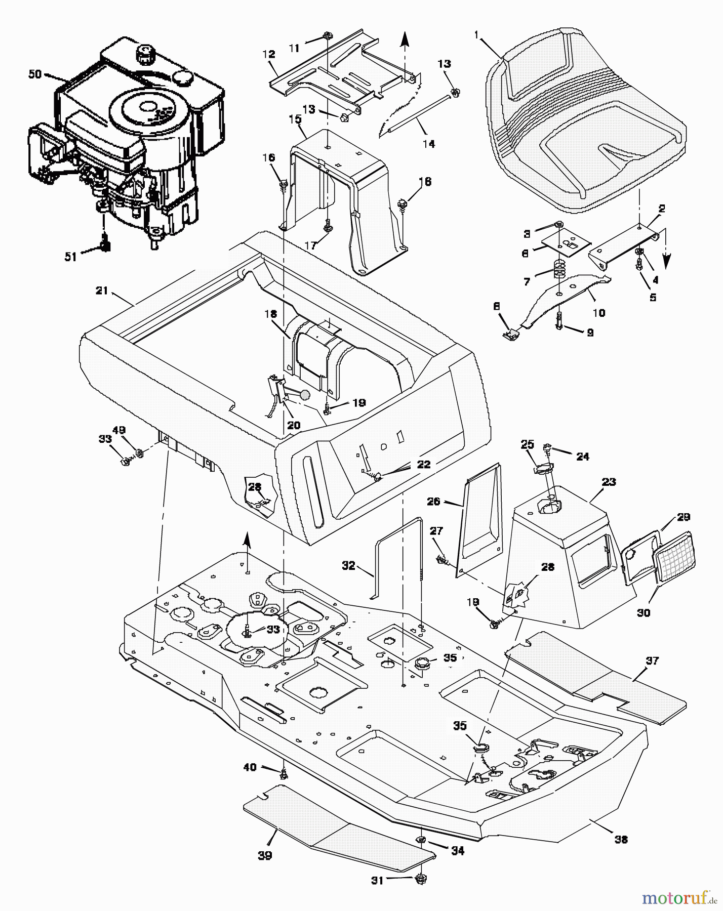  Murray Reitermäher 30550F - Murray 30