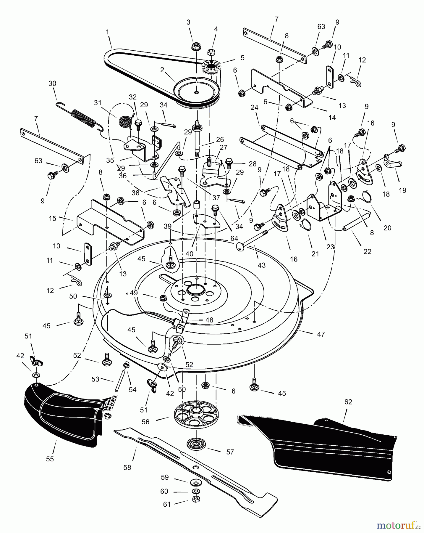  Murray Reitermäher 309001x48A - B&S/Murray 30