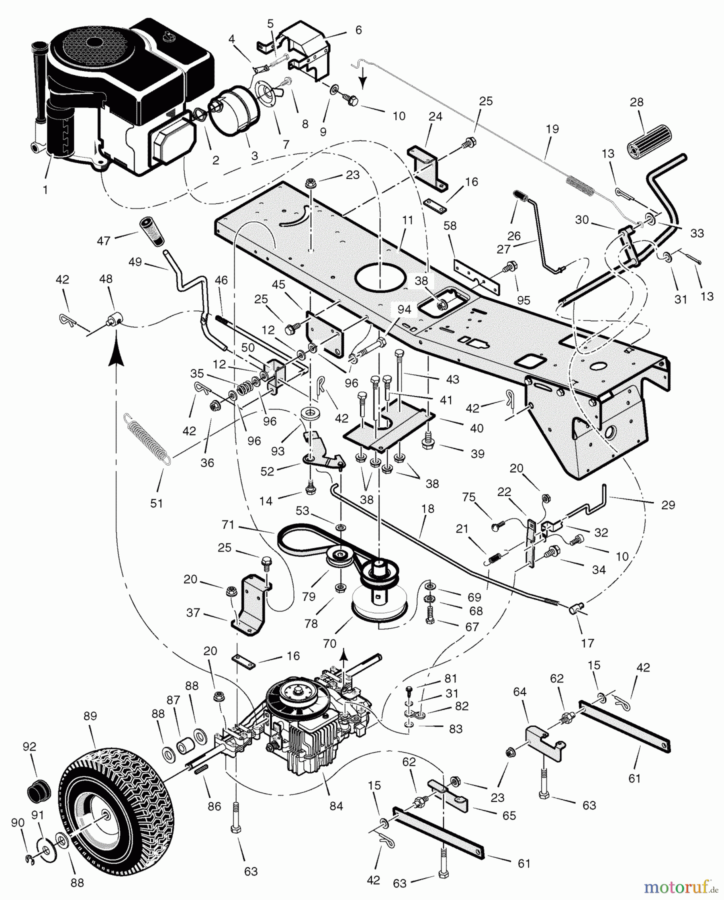  Murray Reitermäher 536.270282 - Craftsman 30