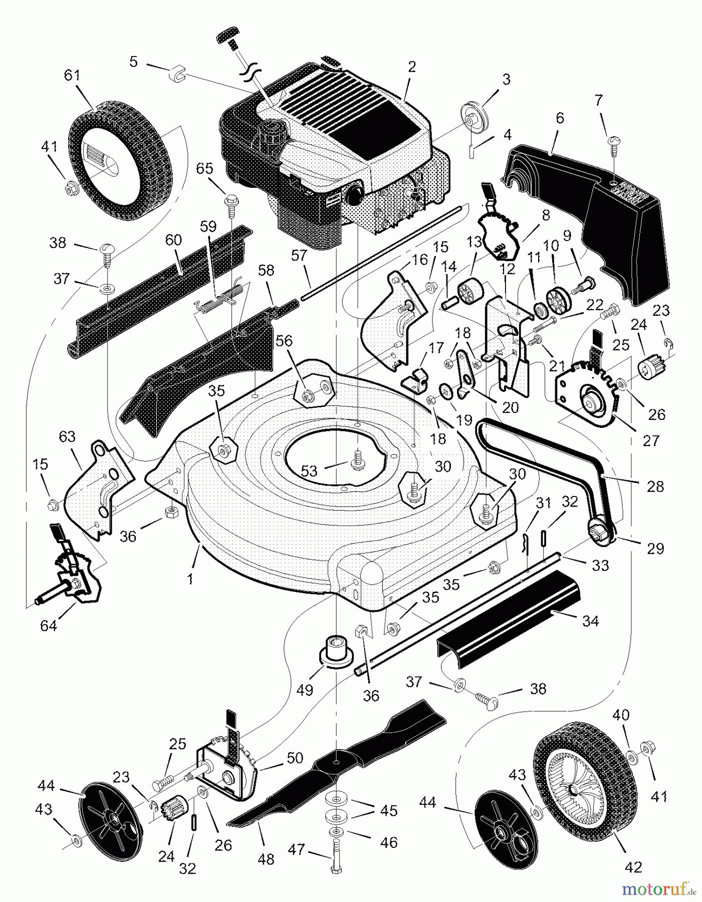  Murray Rasenmäher 20608B - Murray 20