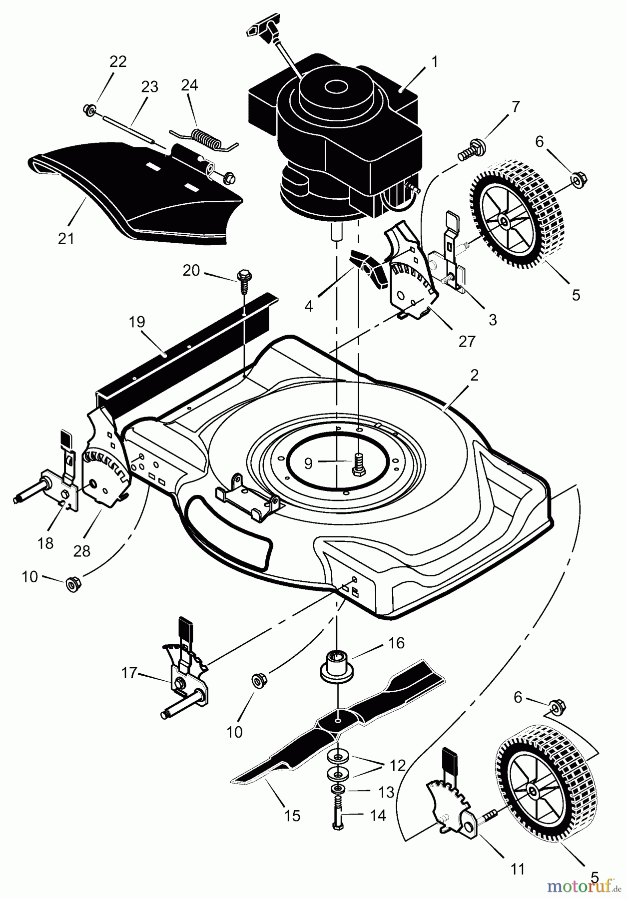  Murray Rasenmäher 22107A - Murray 22