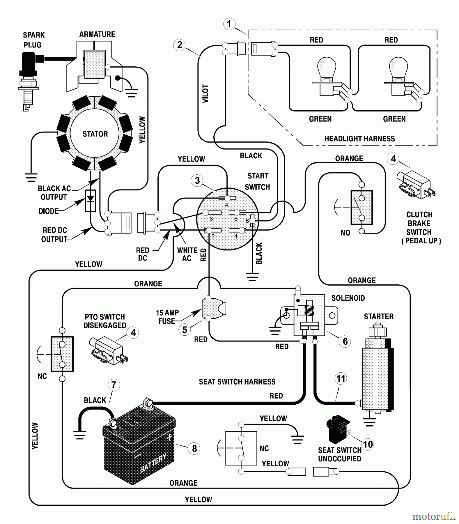  Murray Rasen- und Gartentraktoren 387000x92A - B&S/Murray 38