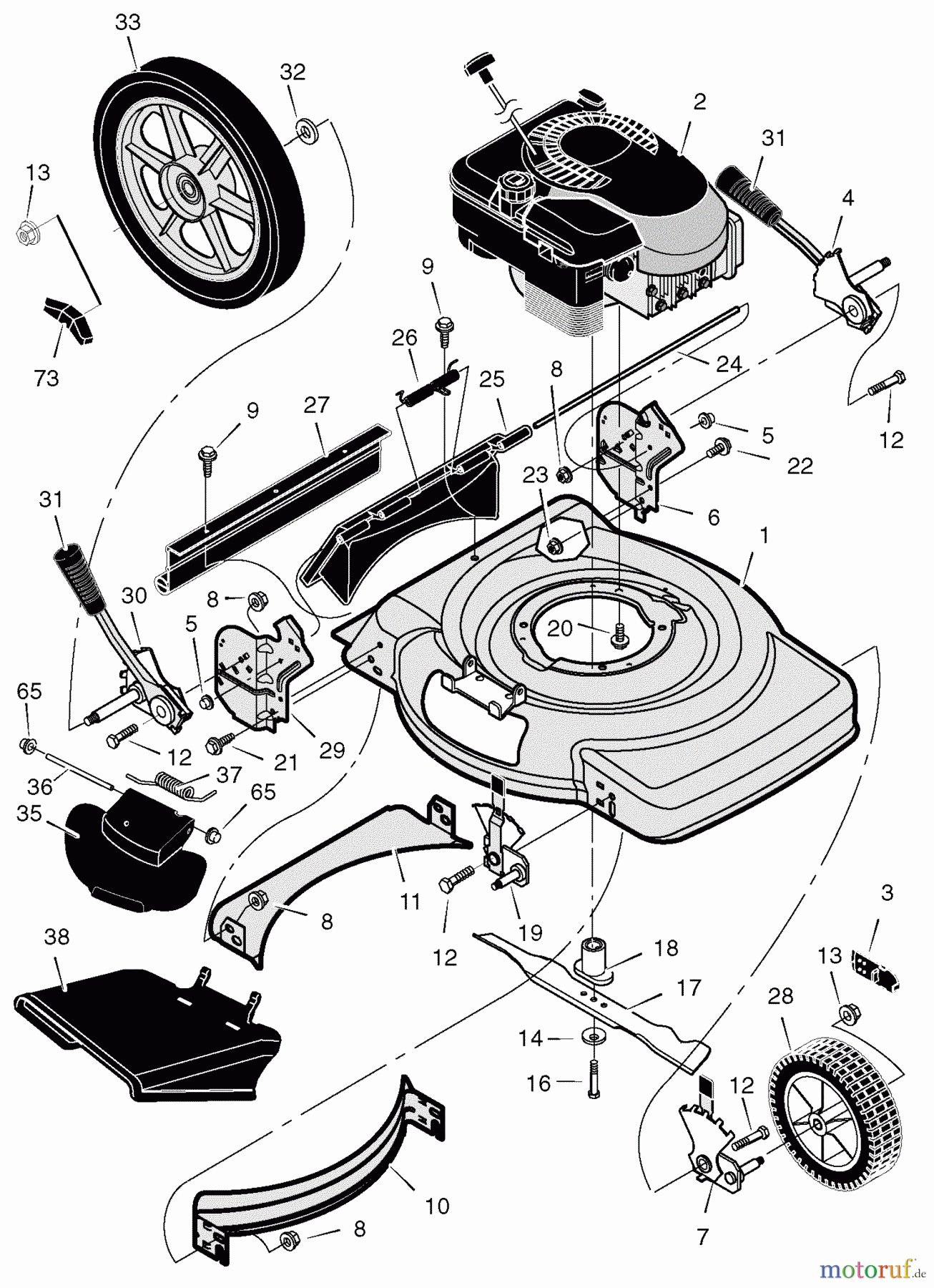  Murray Rasenmäher 223310x24D - B&S/Murray 22