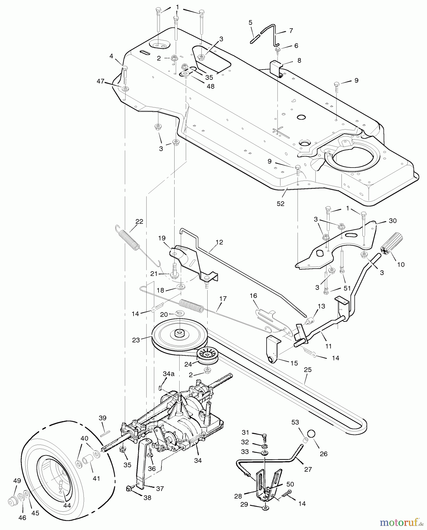  Murray Rasen- und Gartentraktoren 38702x7A - Scotts 38