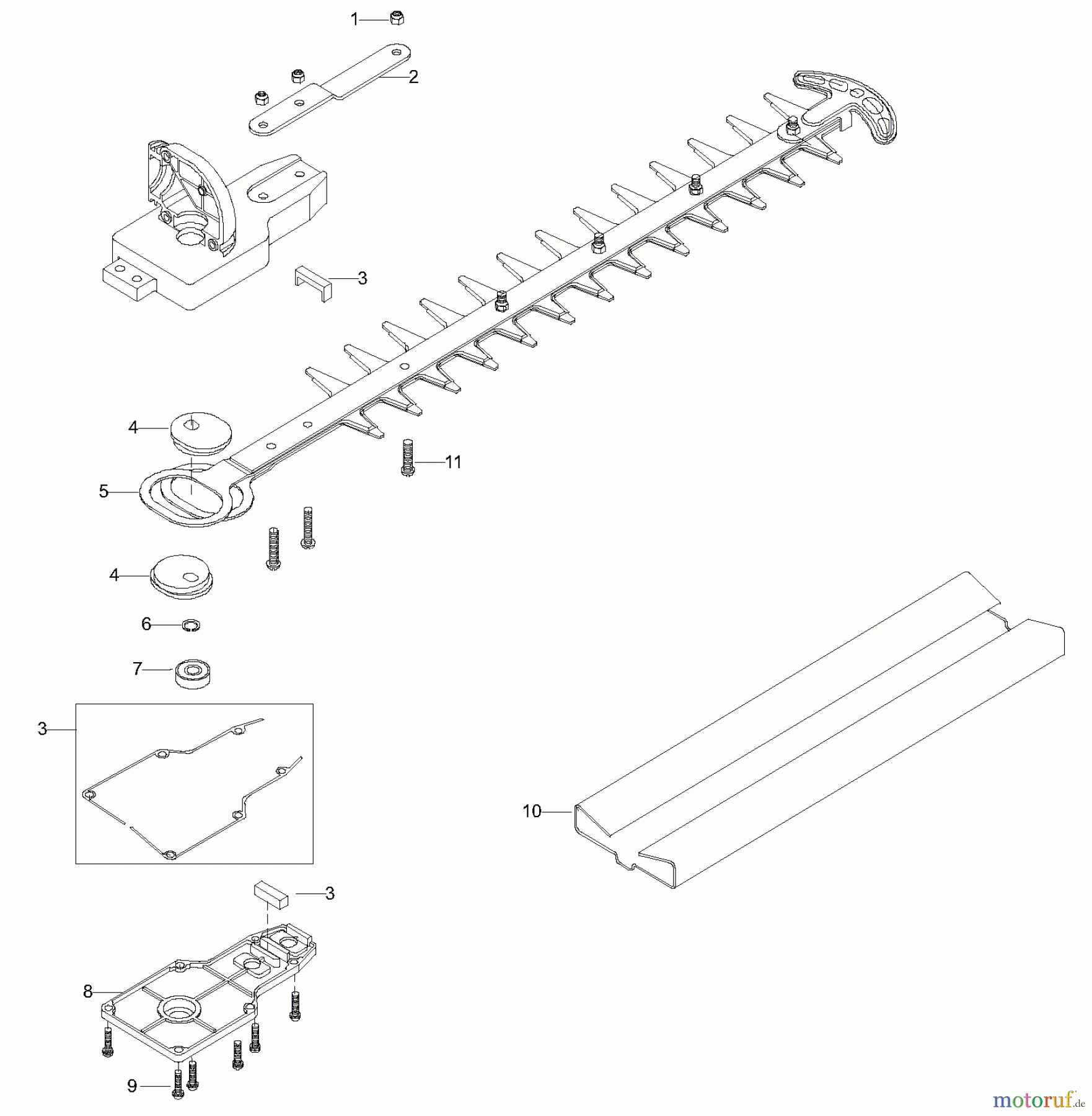  Poulan / Weed Eater Heckenscheren PPB6000H - Poulan Pro Pole Hedge Trimmer Cutting Equipment