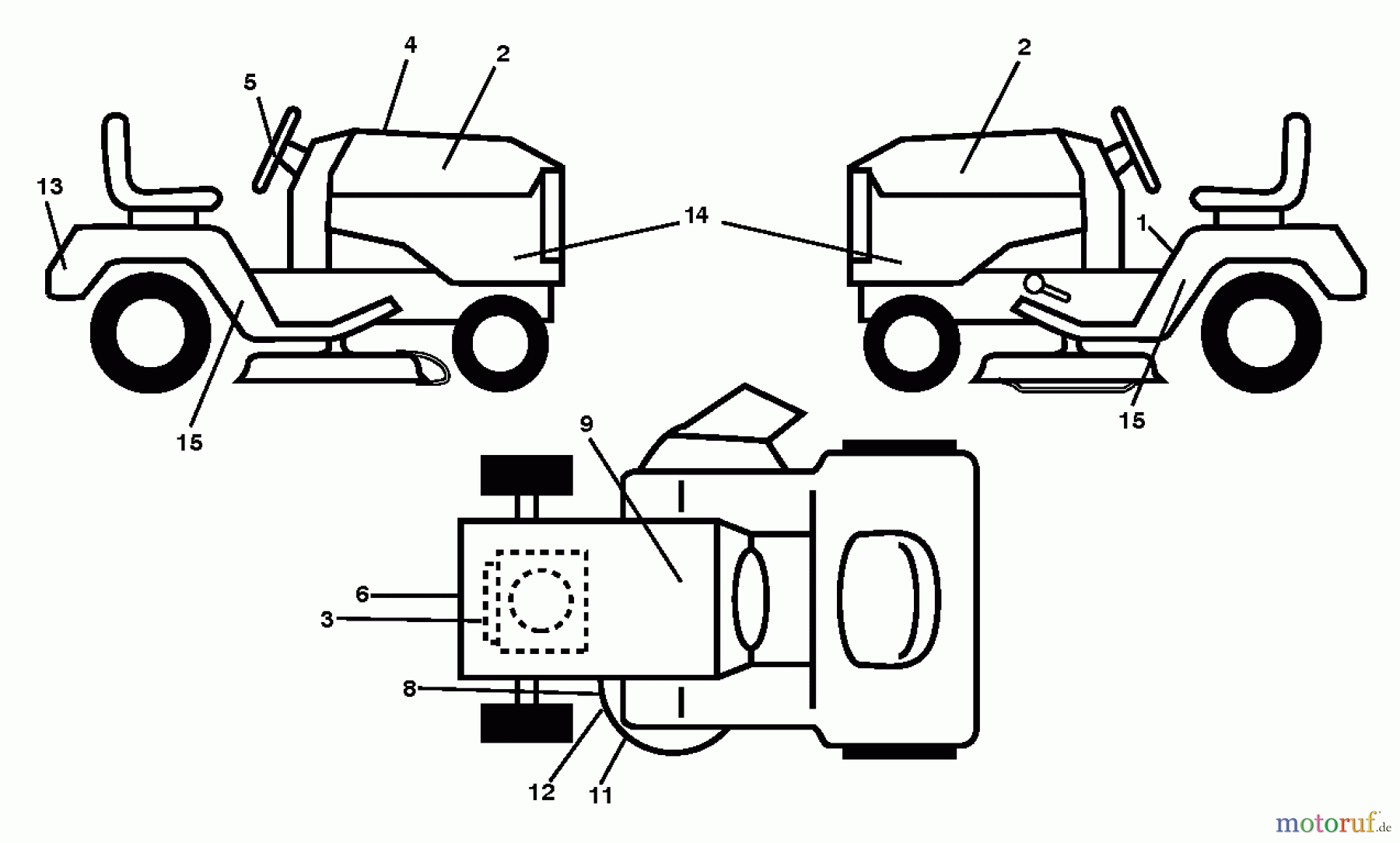  Poulan / Weed Eater Rasen und Gartentraktoren PBGT26H54 (96048002001) - Poulan Pro Lawn Tractor (2012-01) DECALS