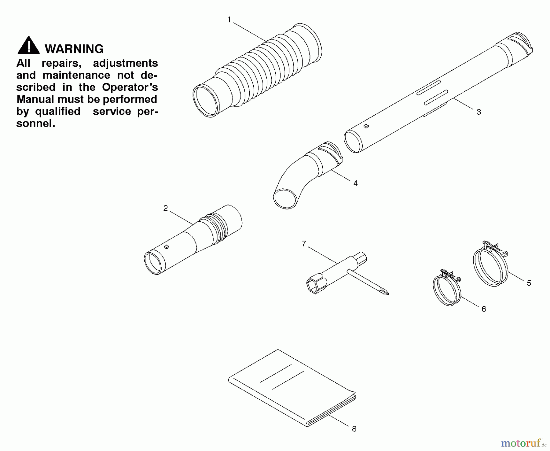  Poulan / Weed Eater Bläser / Sauger / Häcksler / Mulchgeräte BP400 - Poulan Pro Blower Attachments