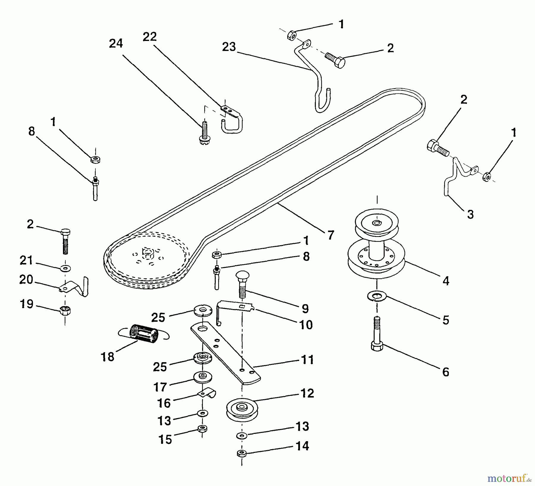  Poulan / Weed Eater Rasen und Gartentraktoren PP11536A - Poulan Pro Lawn Tractor Ground Drive