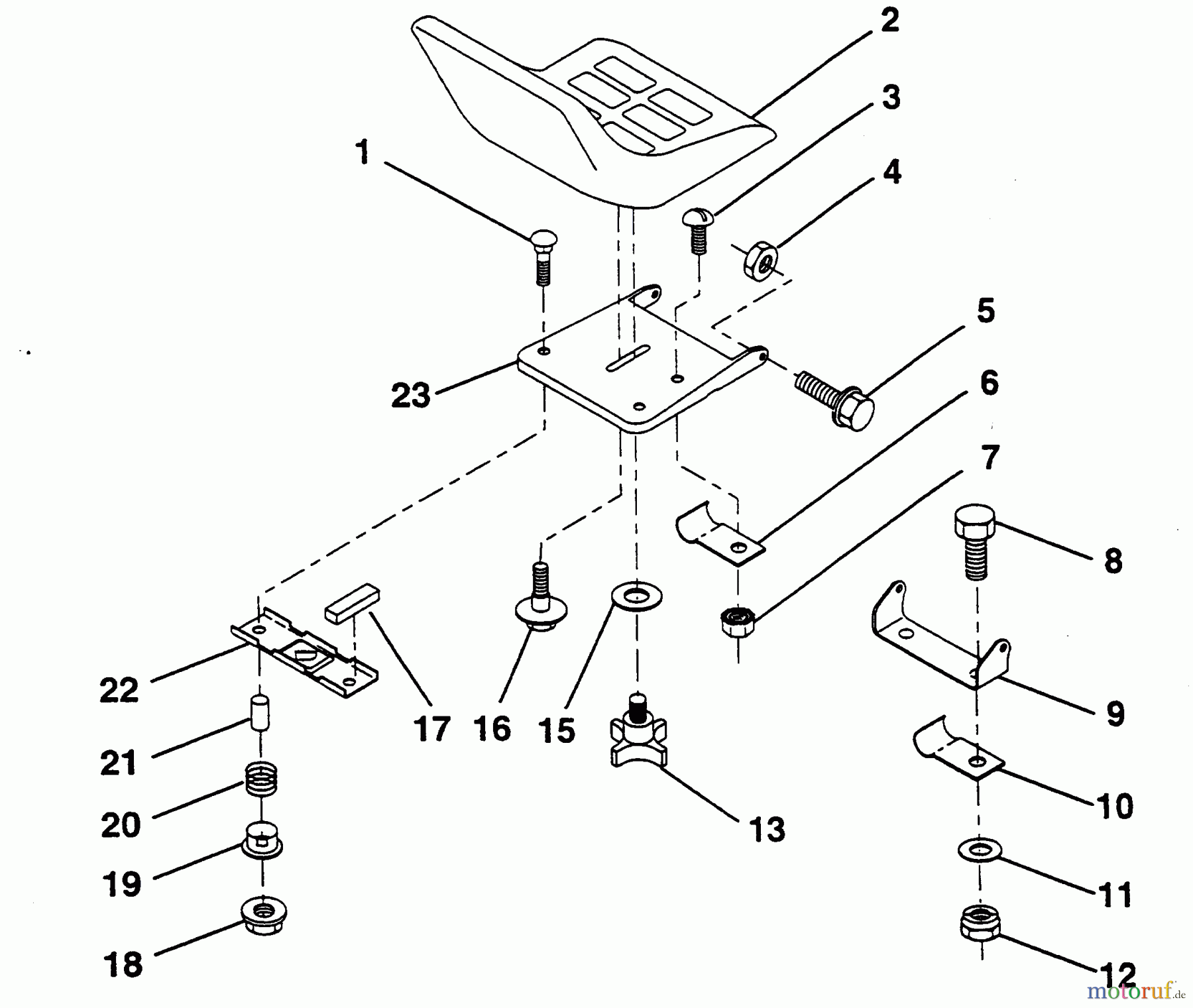  Poulan / Weed Eater Rasen und Gartentraktoren PP12R38MIA - Poulan Pro Lawn Tractor SEAT