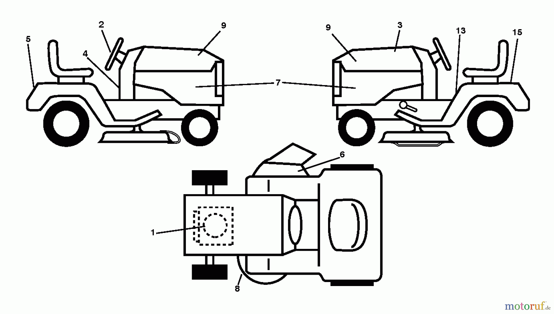  Poulan / Weed Eater Rasen und Gartentraktoren PXT175G42 (96016002601) - Poulan XT Lawn Tractor (2011-11) DECALS