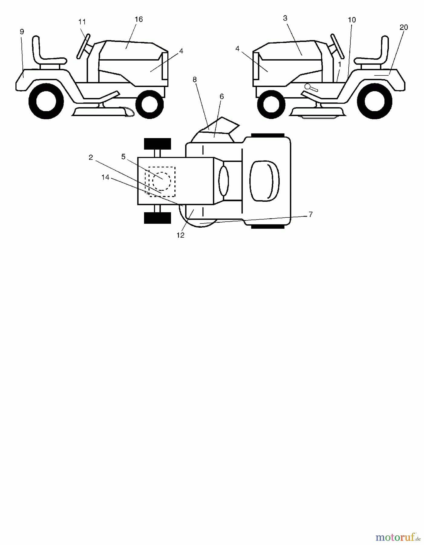  Poulan / Weed Eater Rasen und Gartentraktoren WET2242STC - Weed Eater Lawn Tractor (2003-01) DECALS