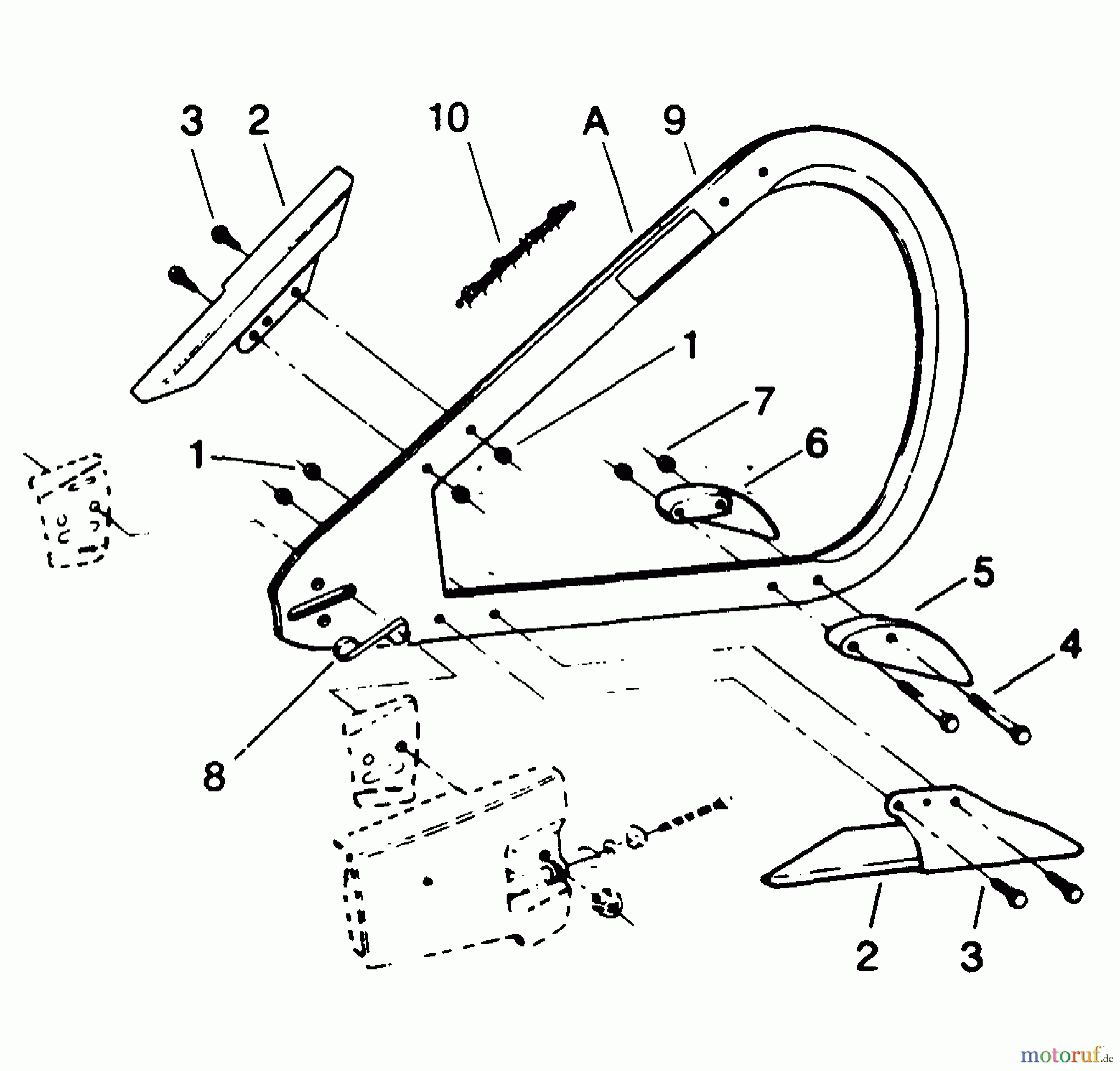  Poulan / Weed Eater Motorsägen 3400 - Poulan Chainsaw Bow Guide Assembly